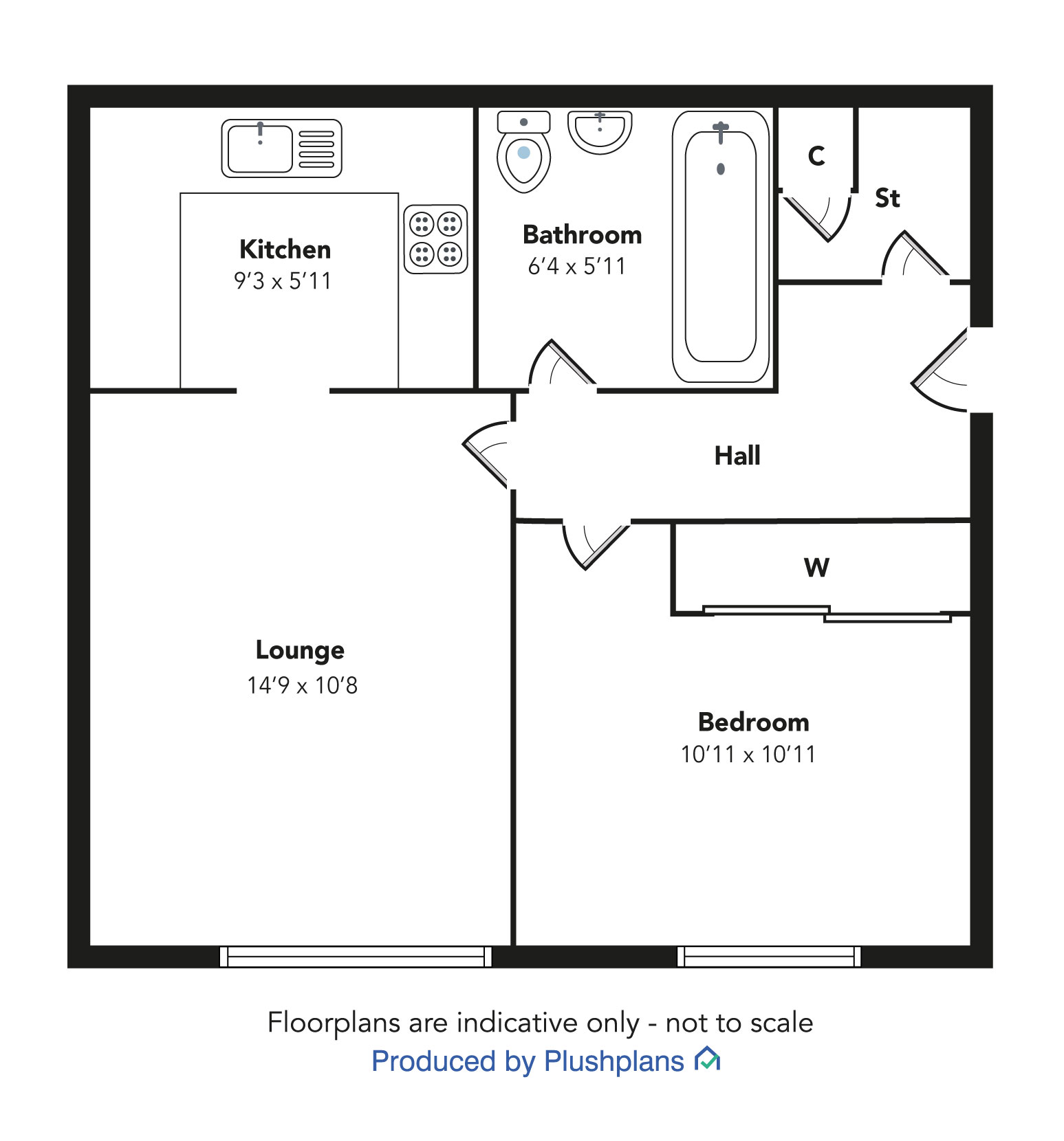 1/1 4, Brediland Road, Paisley floorplan