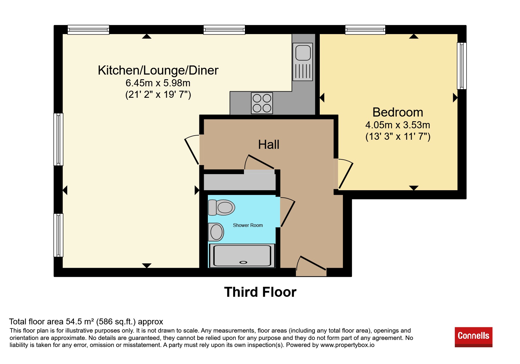 6, Clarke House, Campfield Road, St. Albans floorplan