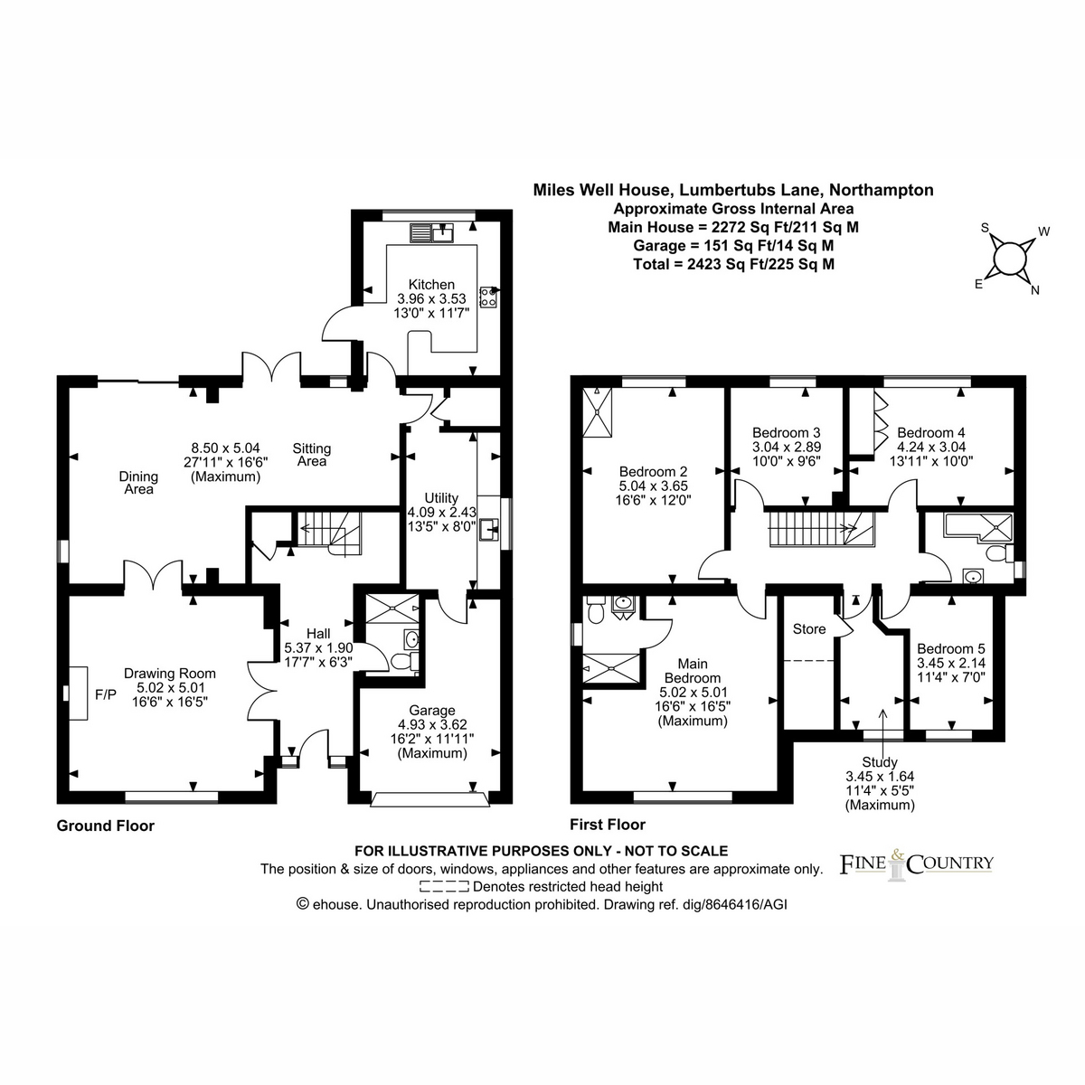 90, Lumbertubs Lane, Northampton floorplan