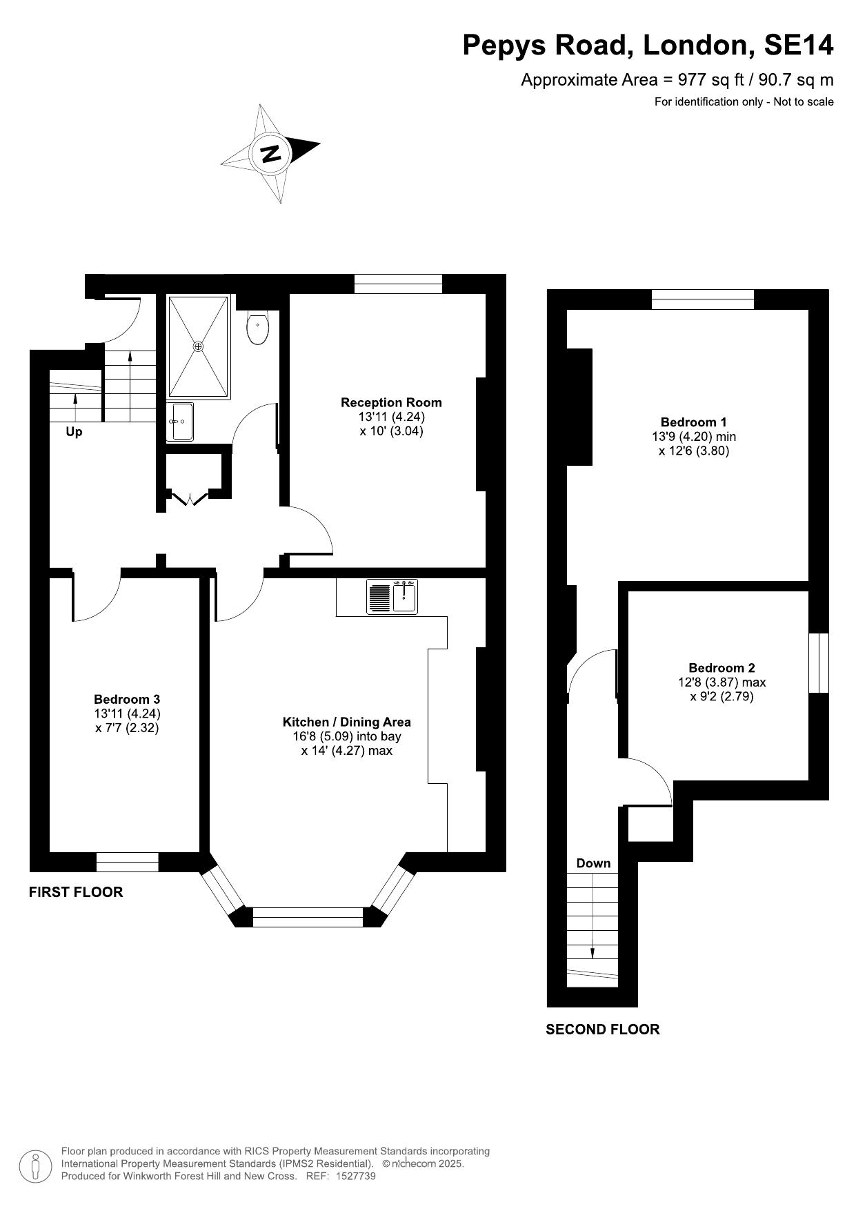 58E, Pepys Road, London floorplan