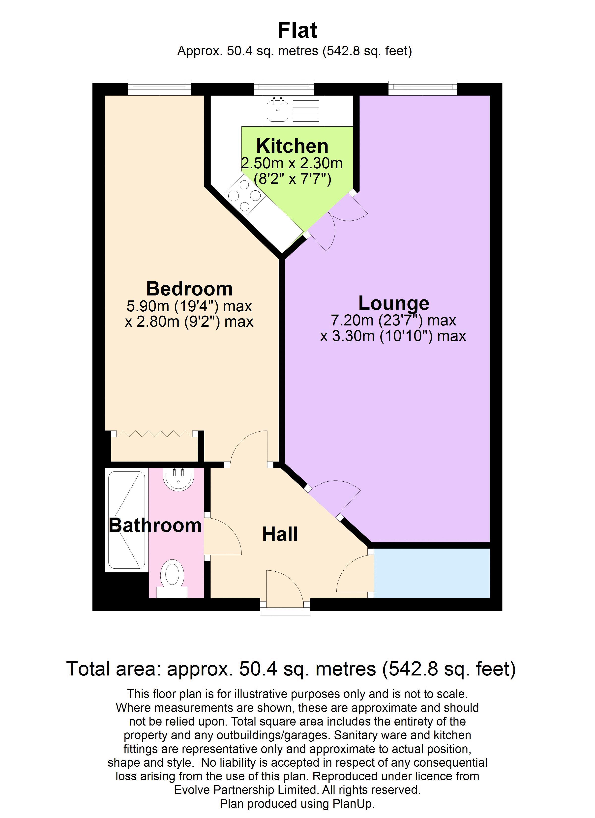 Hillcroft Court, Caterham CR3, 1 bedroom flat for sale 59960336