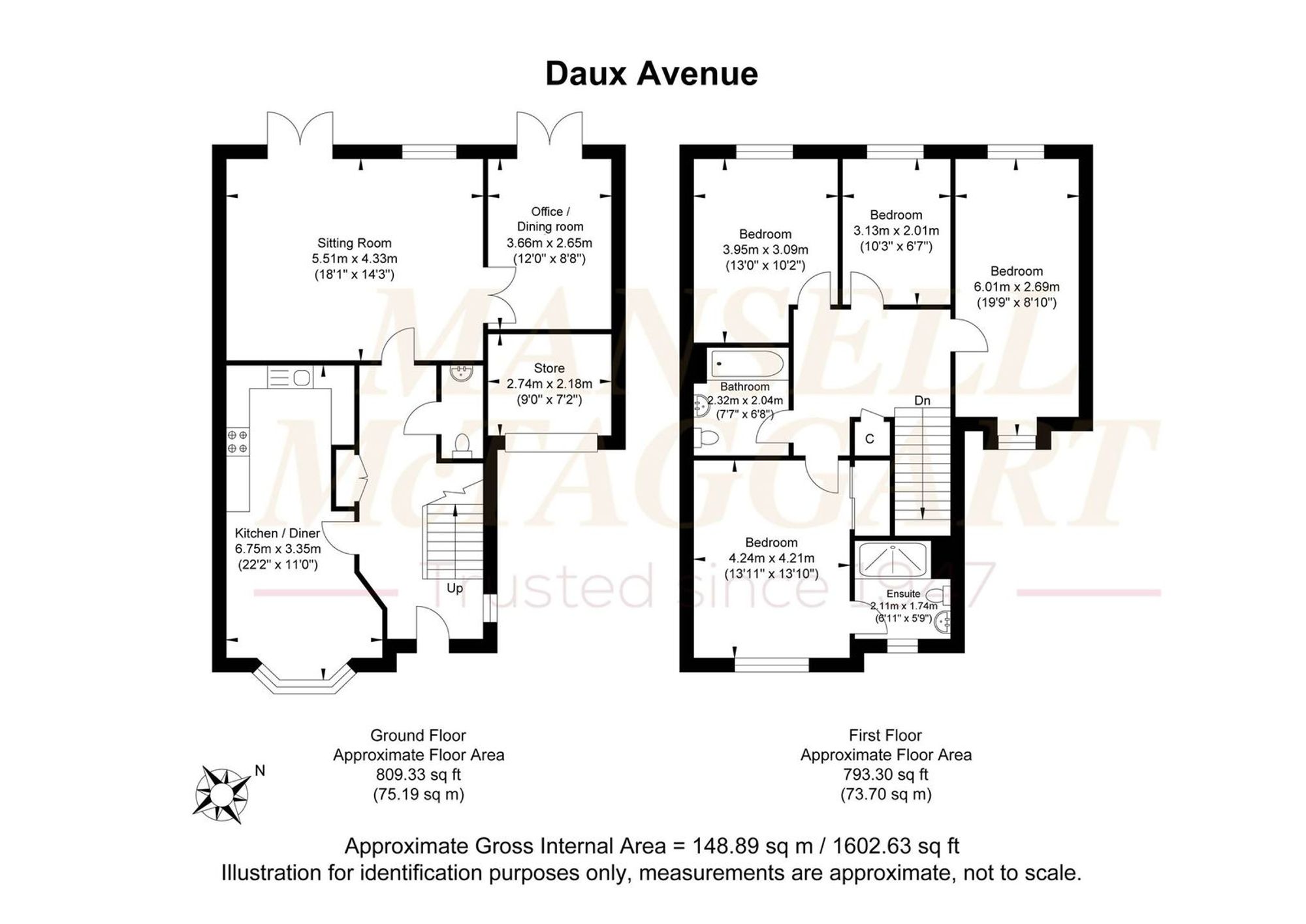 54 Daux Avenue, Billingshurst floorplan
