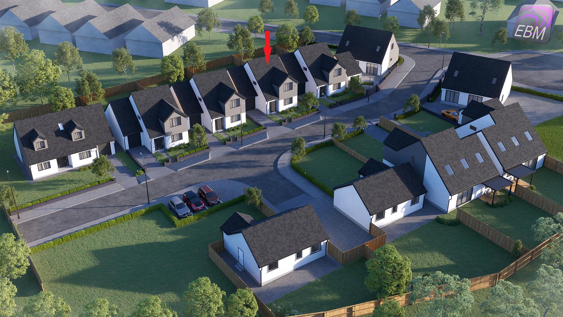 4-bed house on Plot 3, Christopher Rise (No. 4 Clos William), Swansea, £405,000