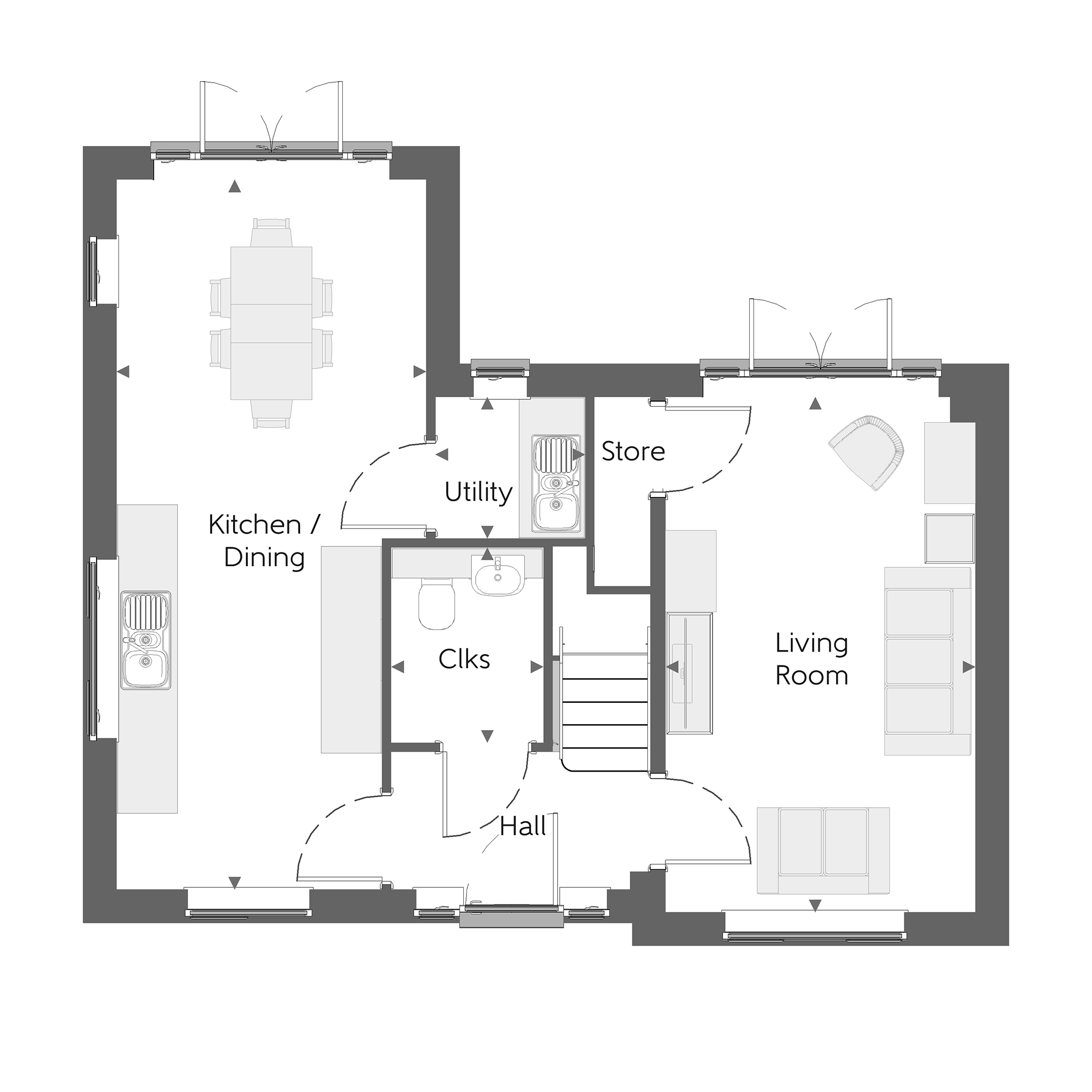 305, Sherfield On Loddon, Hook floorplan