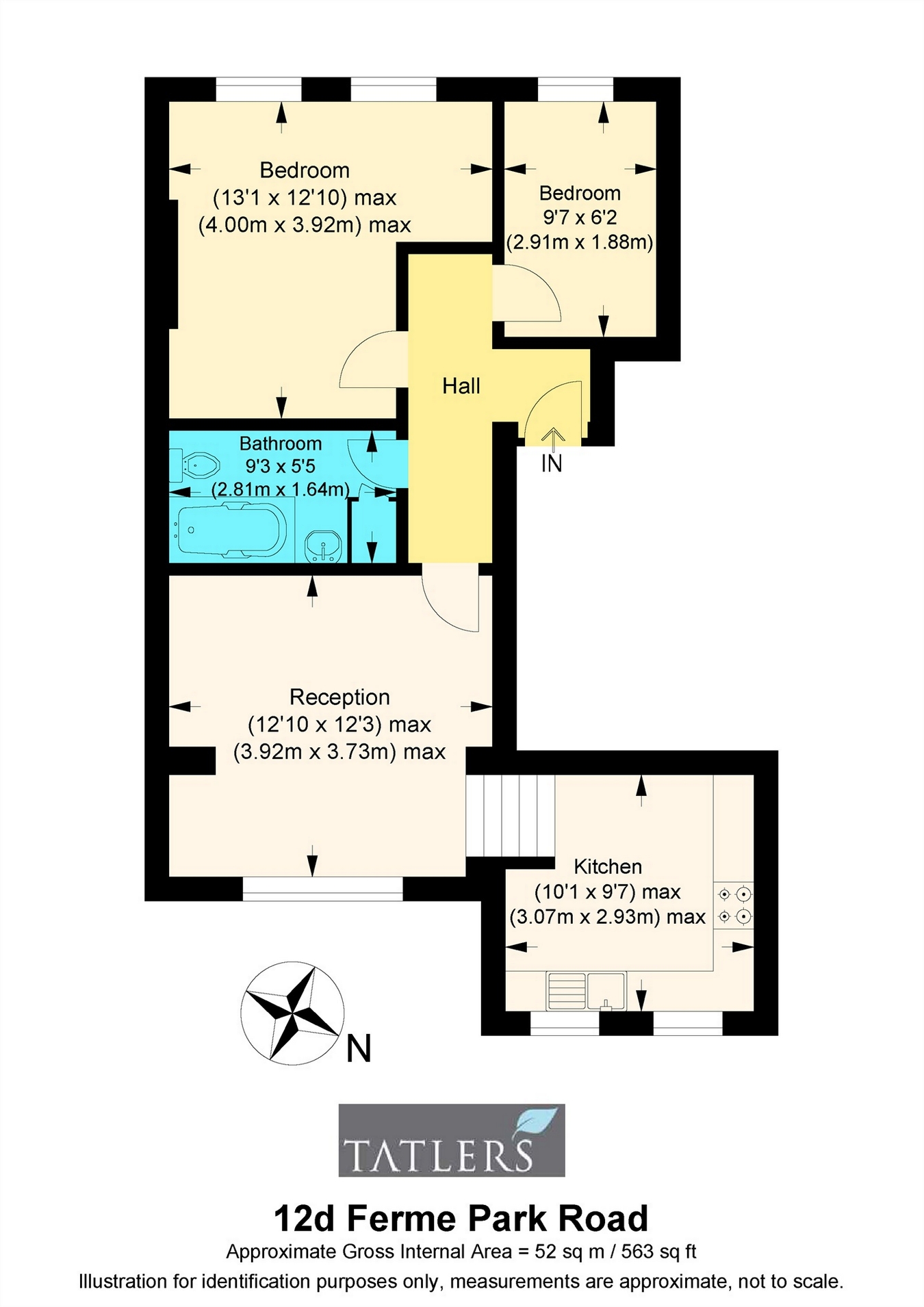 2 Bedrooms Flat for sale in Ferme Park Road, Stroud Green, London N4