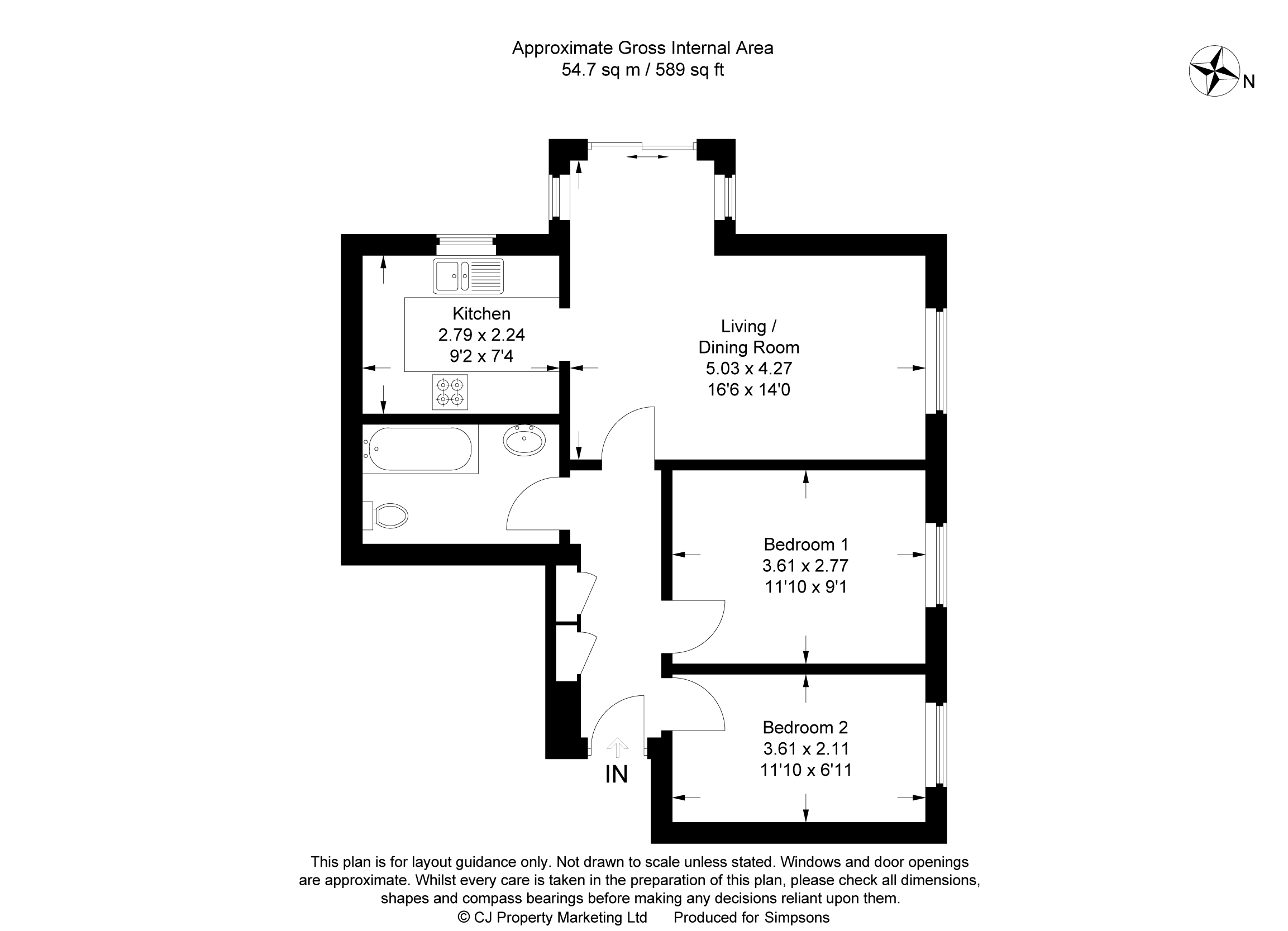 2 Bedrooms Flat for sale in Jackman Close, Abingdon OX14