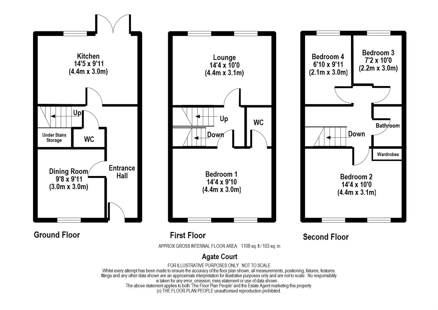 4 Bedrooms  to rent in Agate Court, Sittingbourne ME10