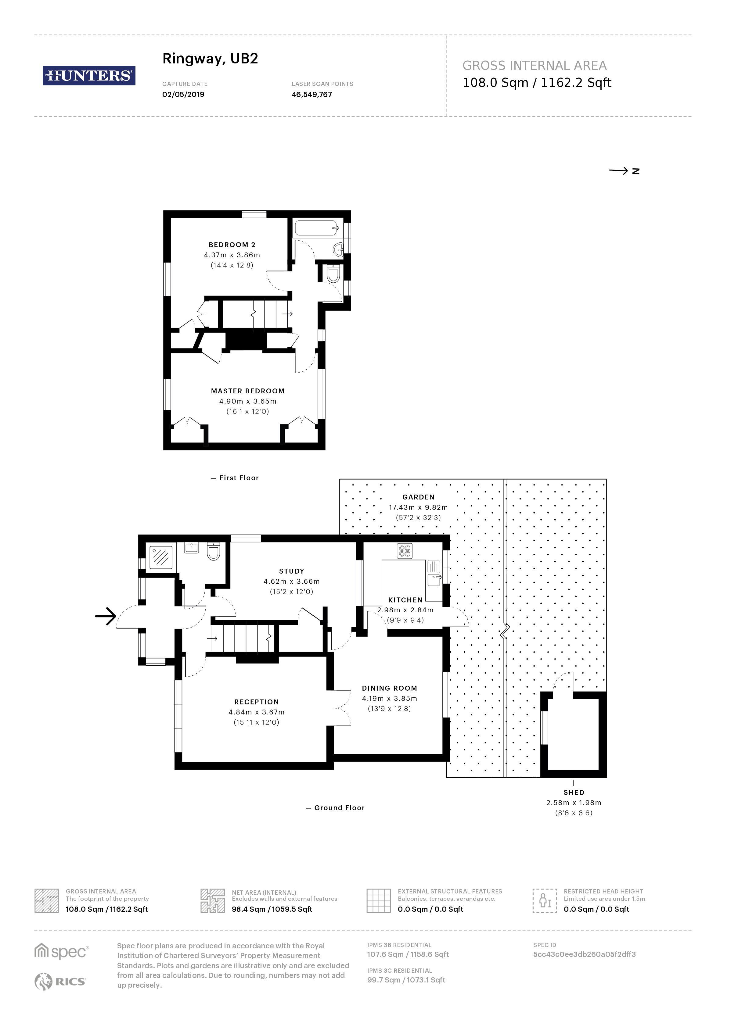 2 Bedrooms Semi-detached house for sale in Ringway, Southall UB2