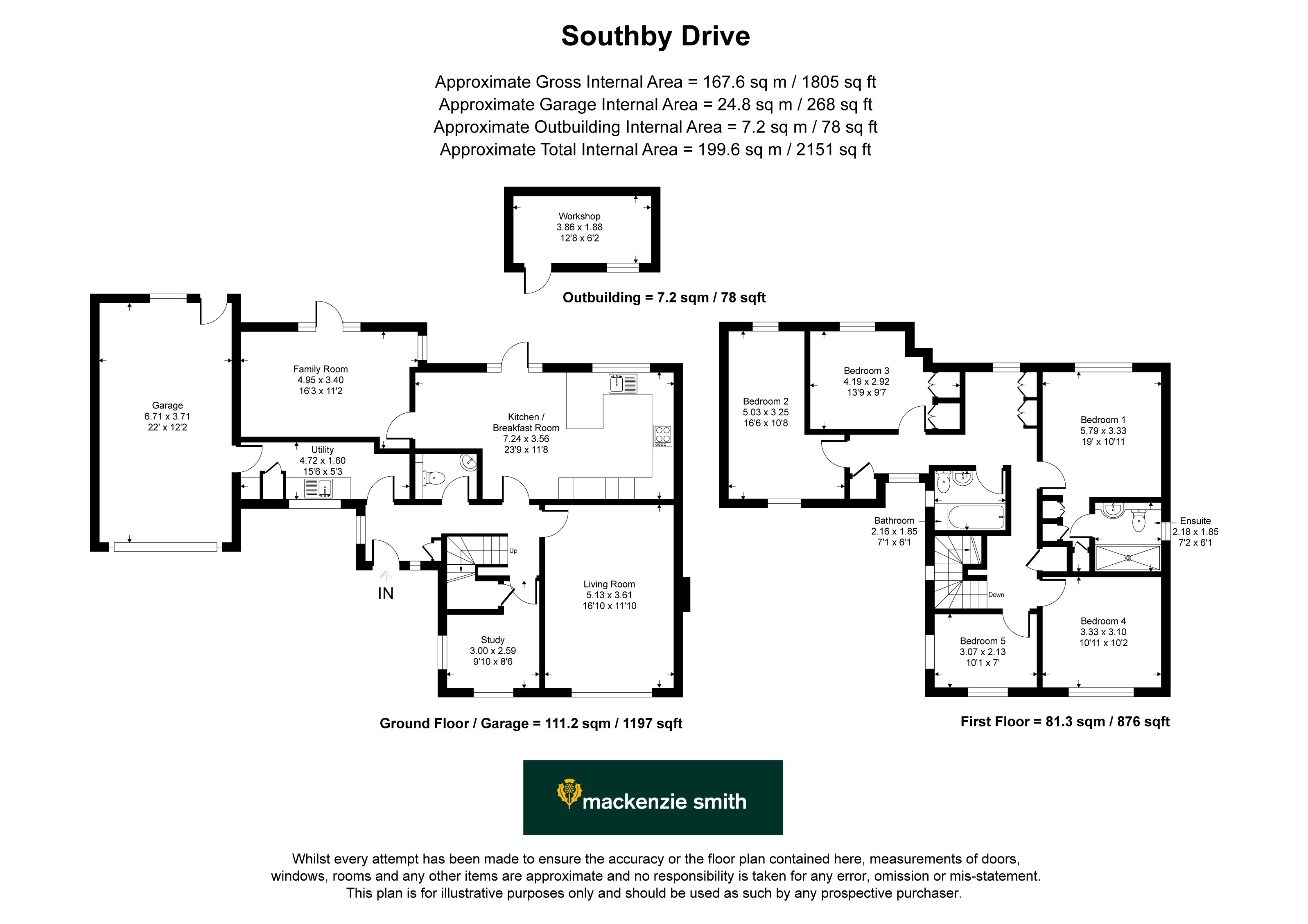 11, Southby Drive, Hampshire floorplan