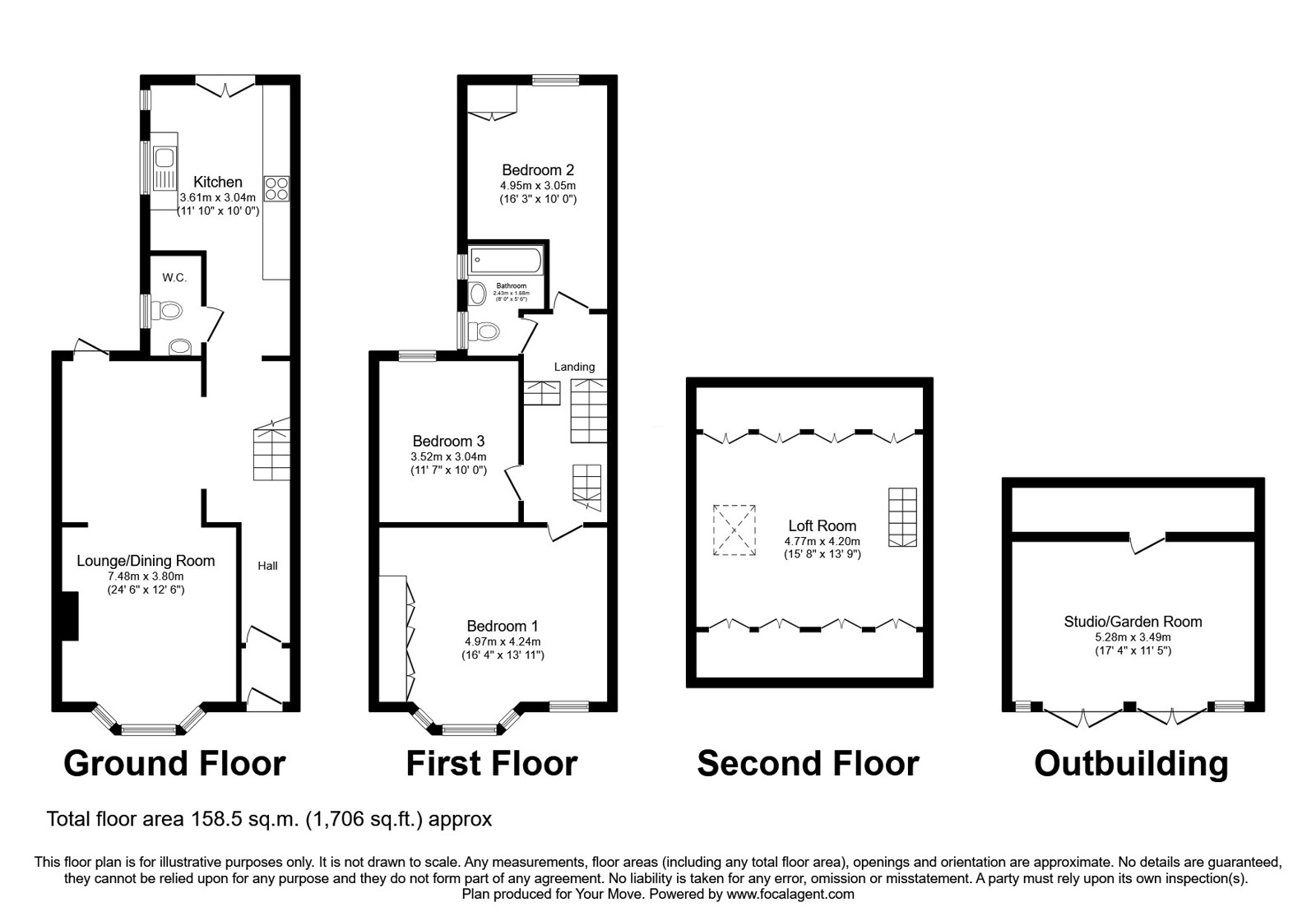 54, Waldegrave Road, East Sussex floorplan