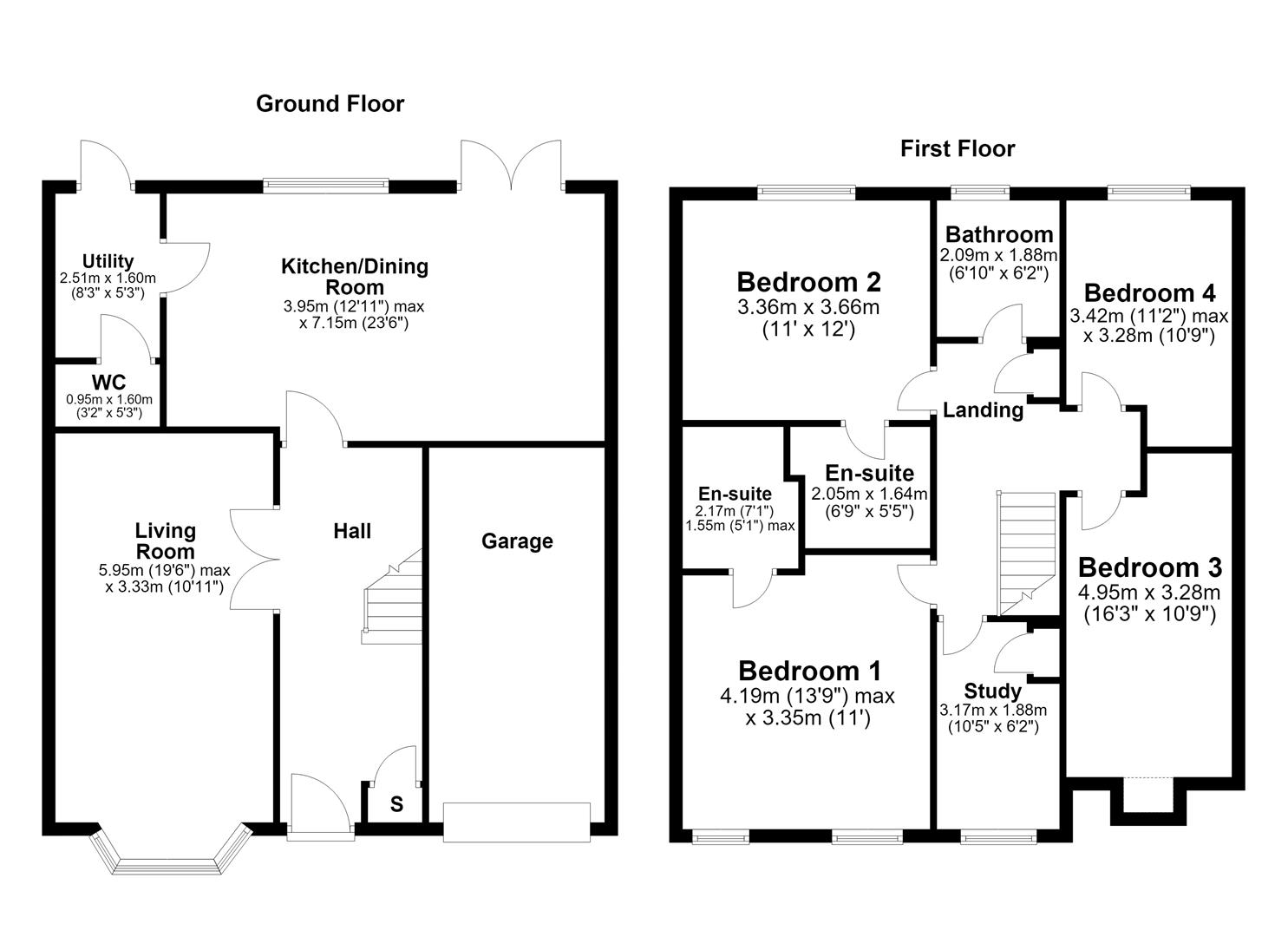72, Cartmel Drive, Corby floorplan
