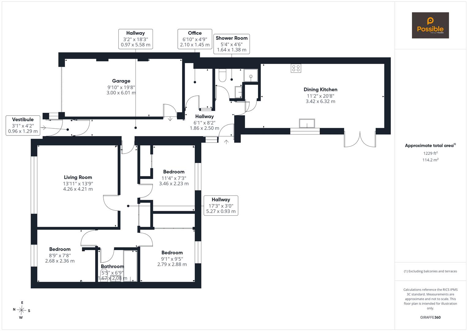 16, Marshall Road, Perth floorplan