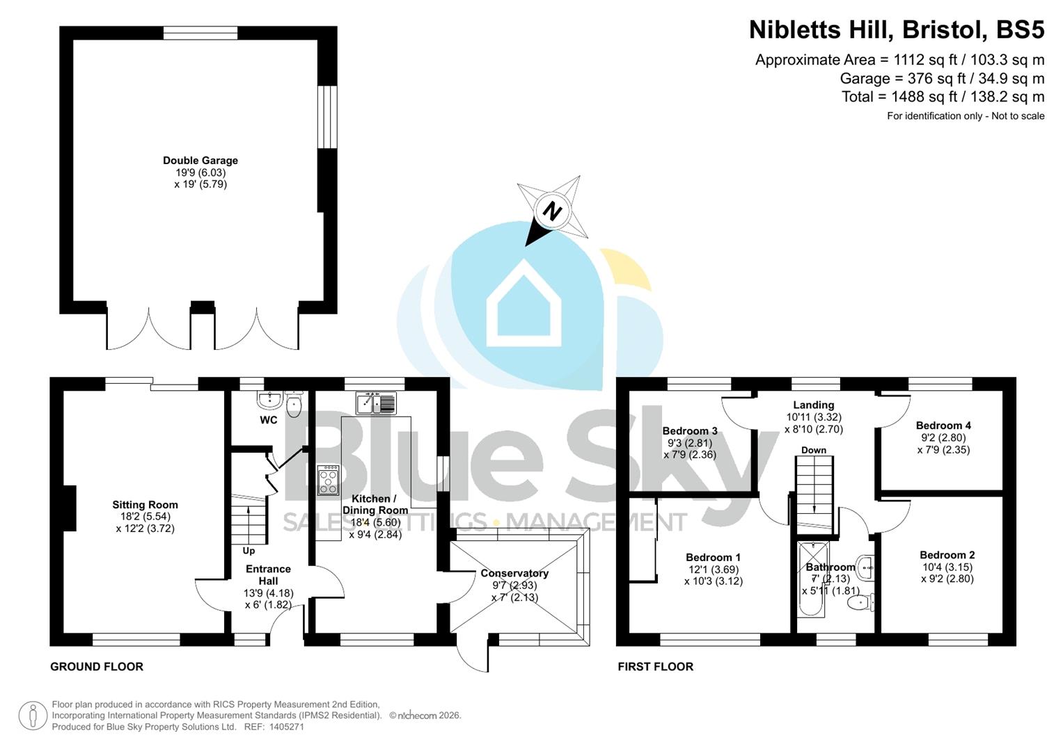 2, Nibletts Hill, Bristol floorplan