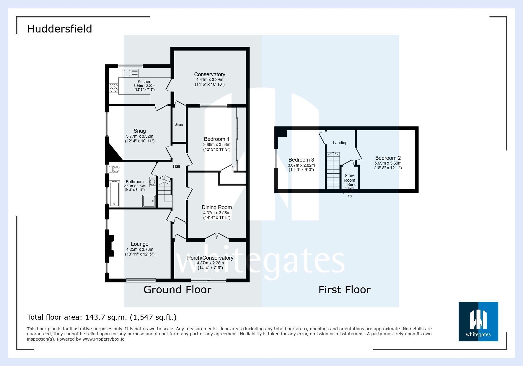 West Lodge Crescent, Huddersfield floorplan
