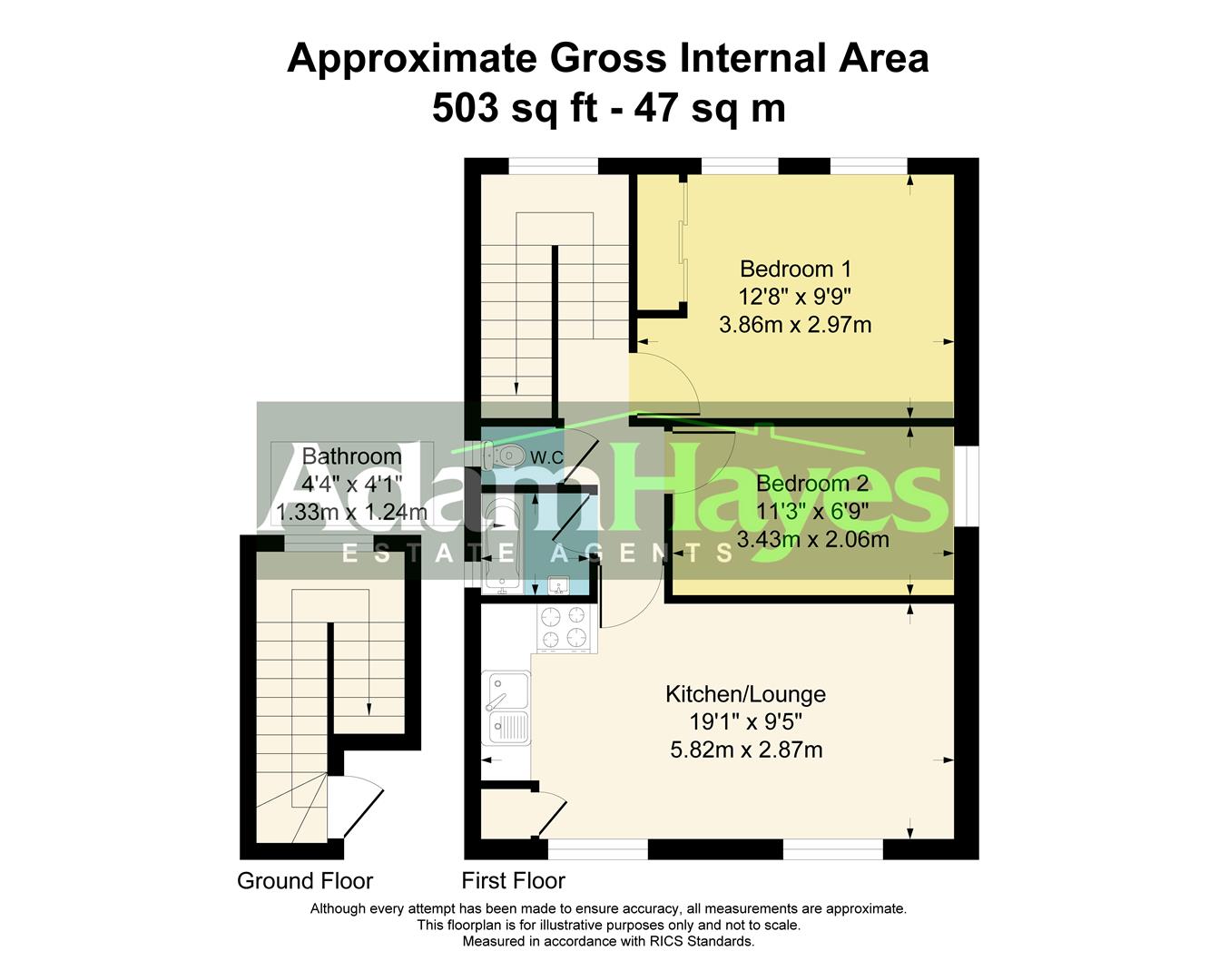 Crescent Road, London floorplan