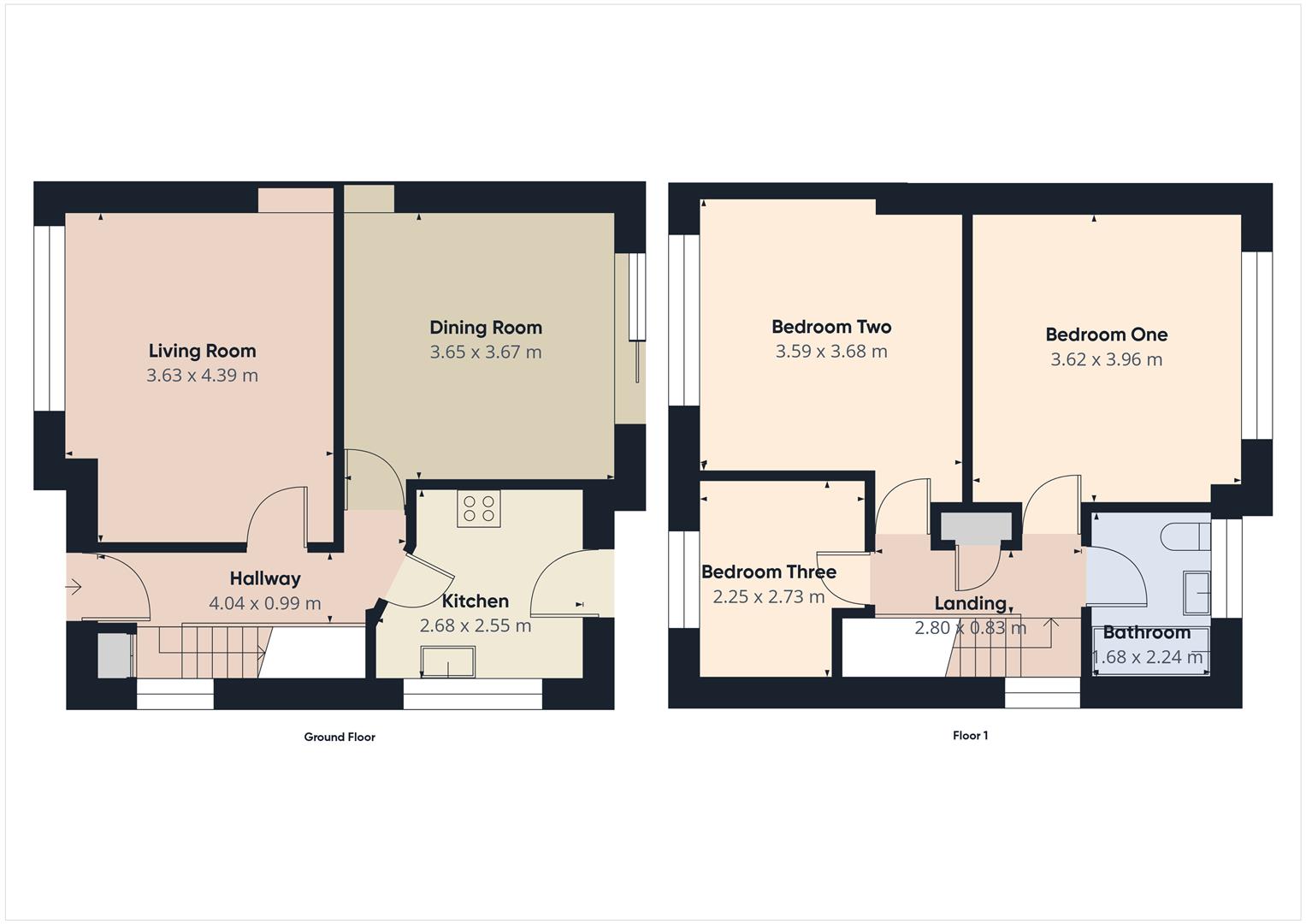 26, Ridgeway Avenue, Coventry floorplan
