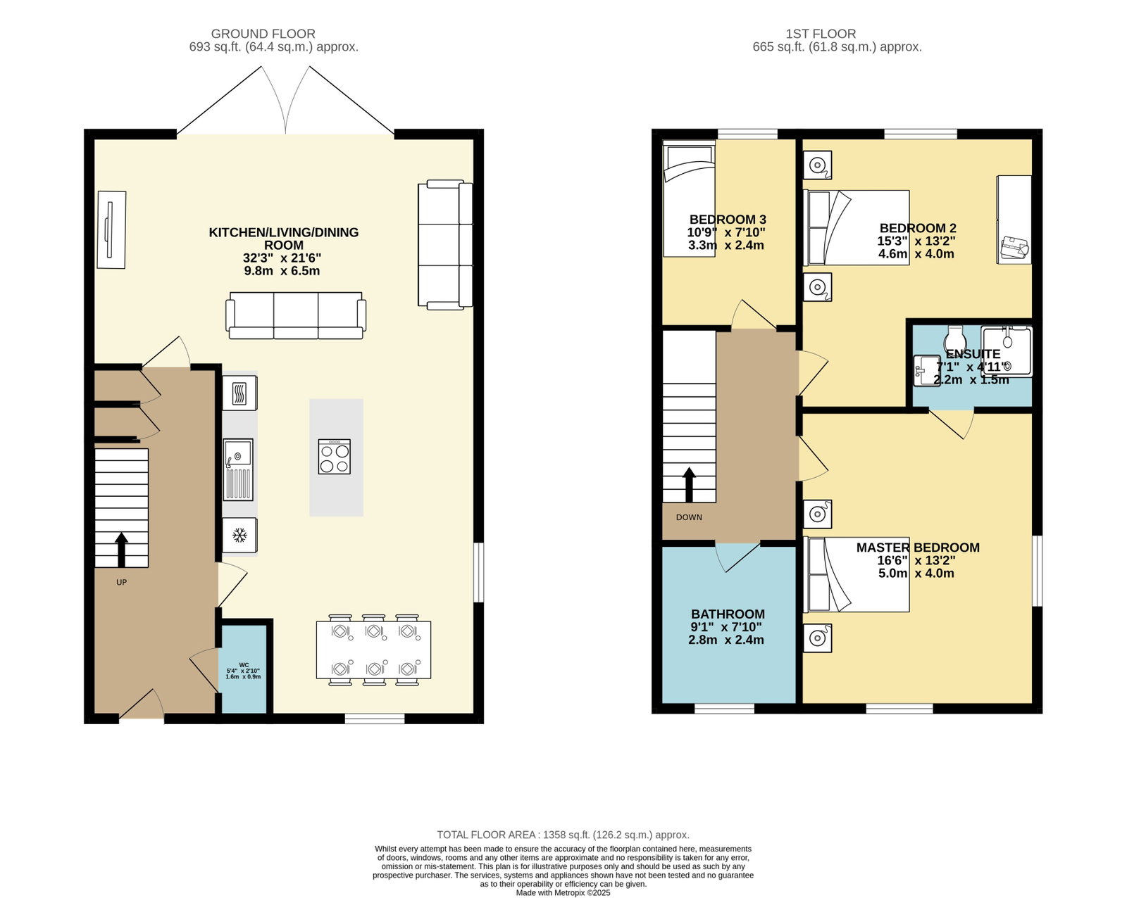 13 Nursery Fields, Downs Road, Dover floorplan