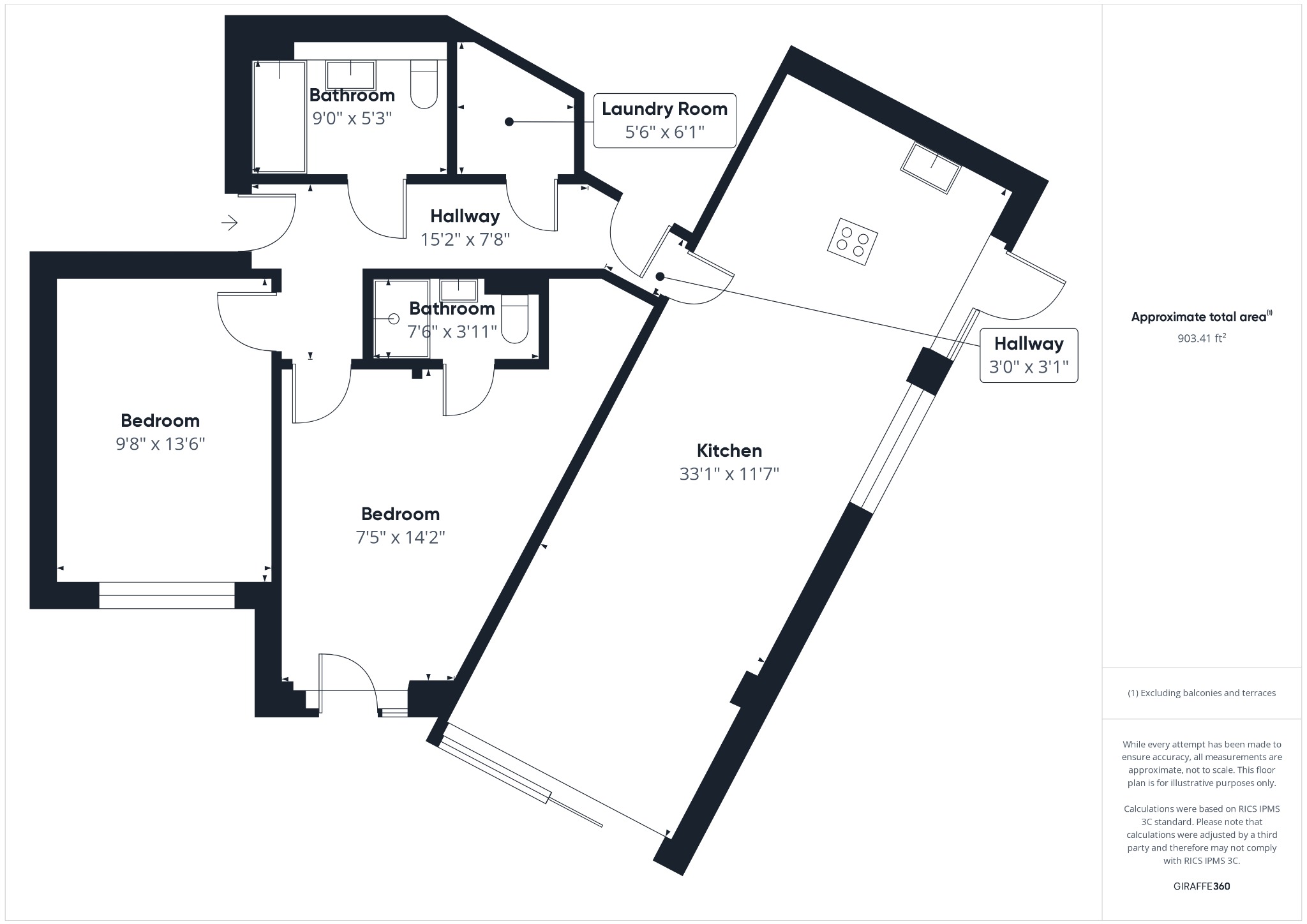 Apartment 1, Silver Leaves, Chislehurst floorplan