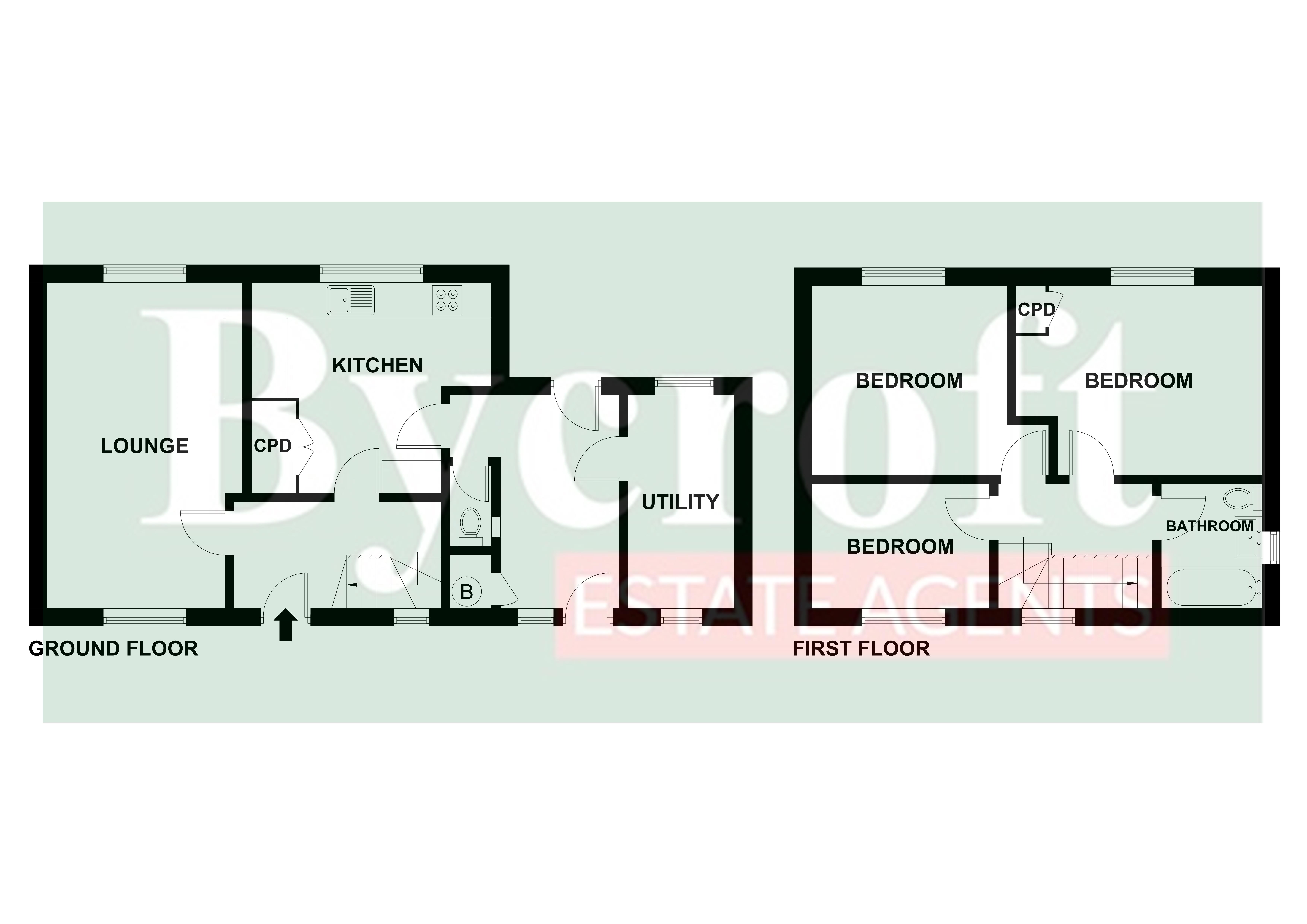 6, Glebe Close, Great Yarmouth floorplan