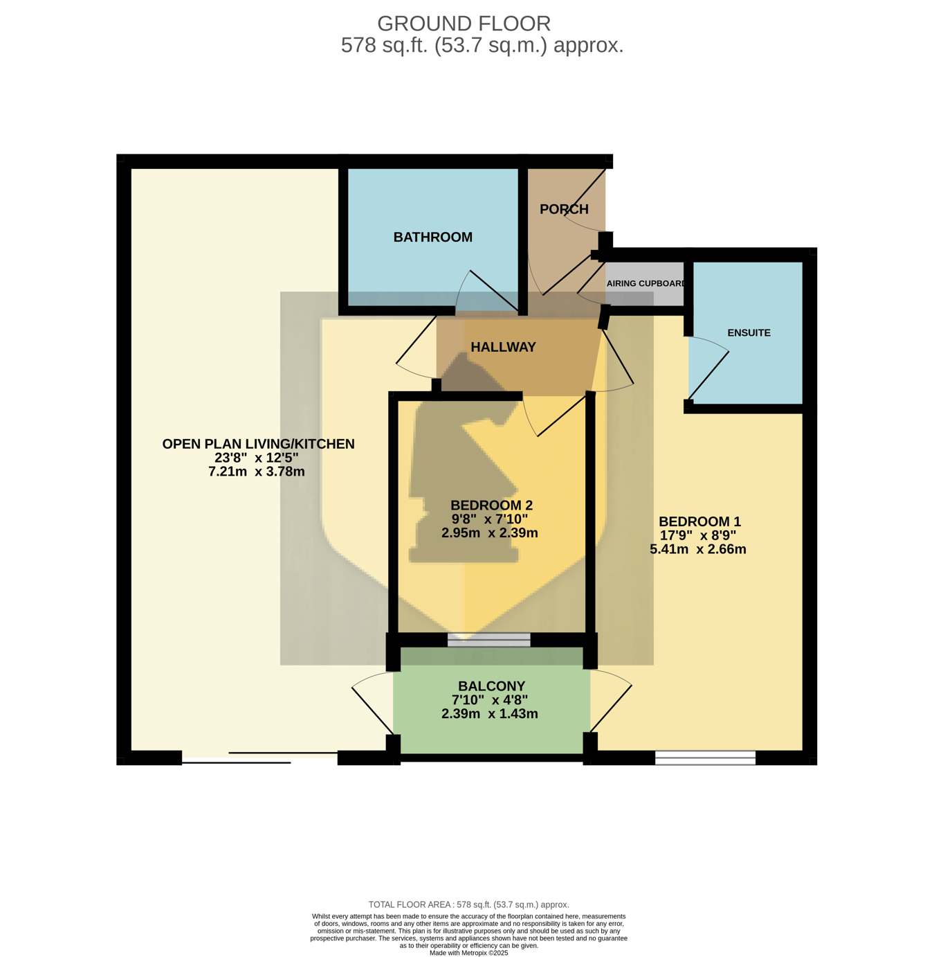 27, Flat 15, Henry Bird Way floorplan