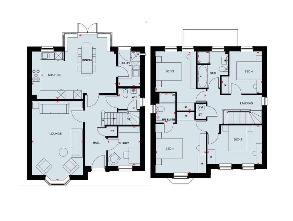 Plot 103a, The Holden, Henley Gate, Ipswich floorplan