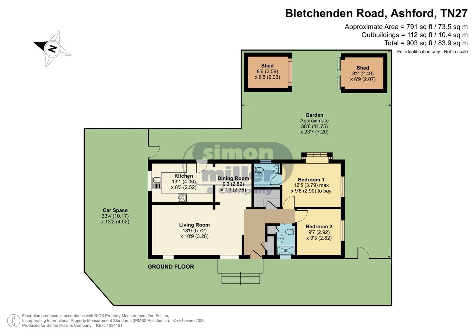 38 Shenley Park, Bletchenden Road, Ashford floorplan