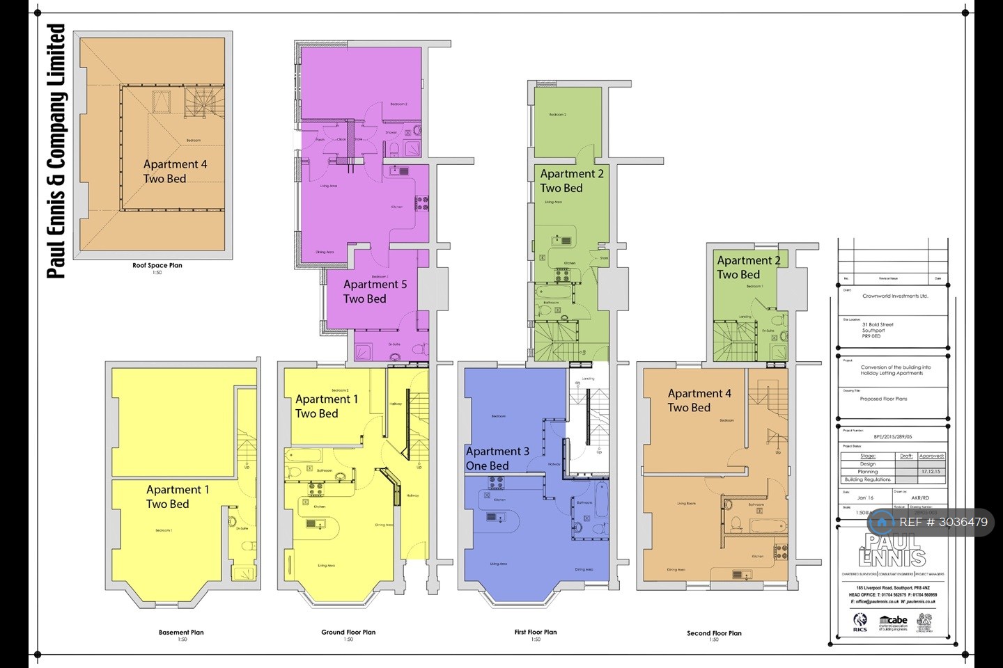 Apt, Bold Street, Southport floorplan