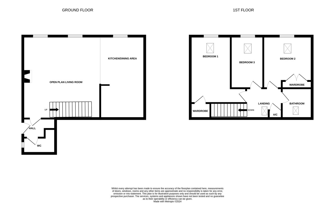 2 September Cottages, Mythe Road, Tewkesbury floorplan