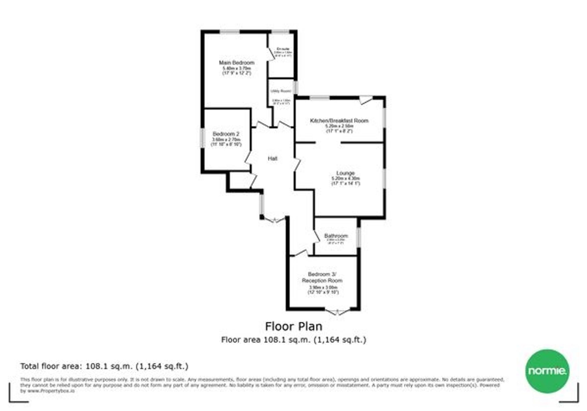 32 Scholes Lane, Manchester floorplan