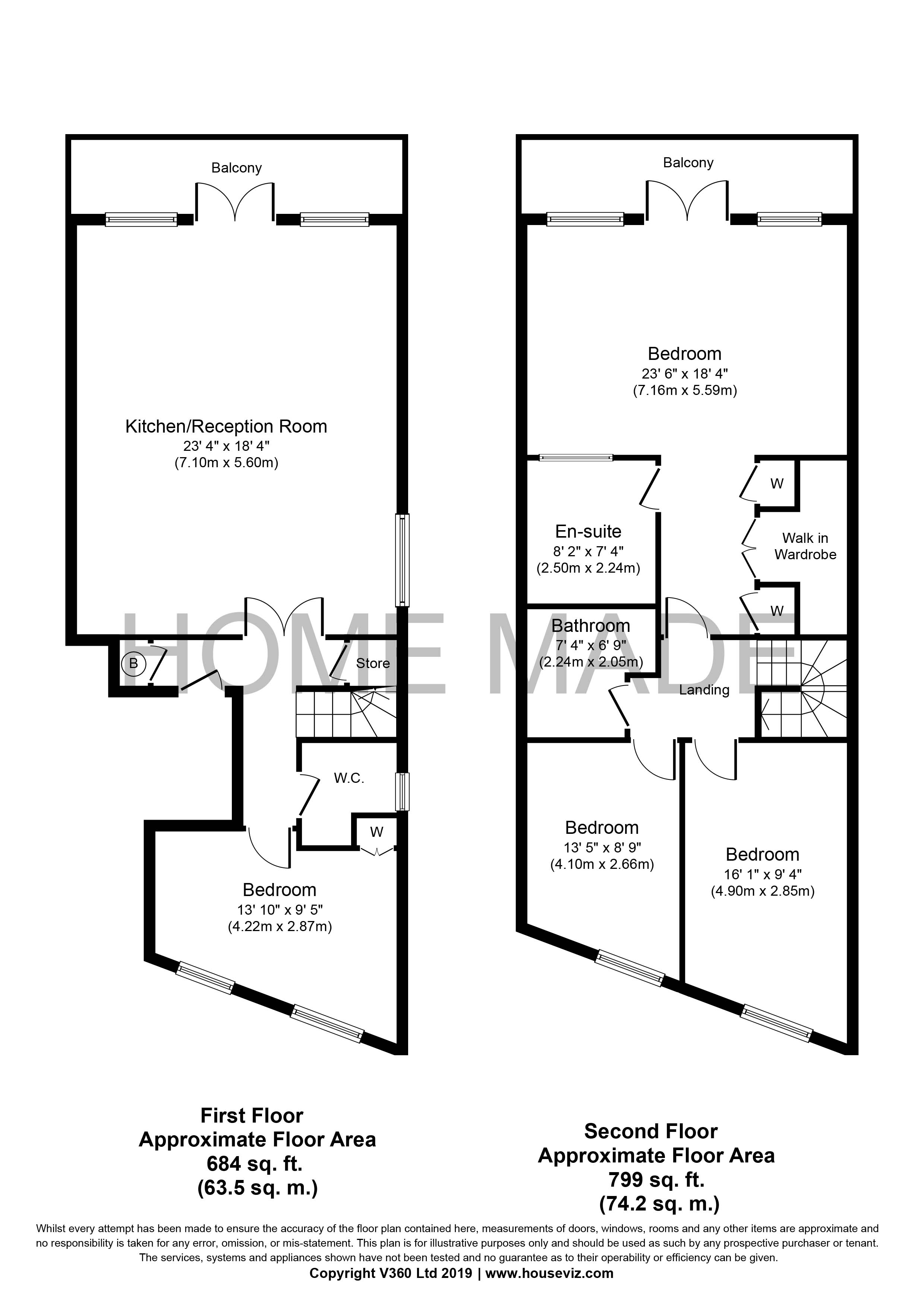 4 Bedrooms Flat to rent in Petersham Road, Richmond TW10