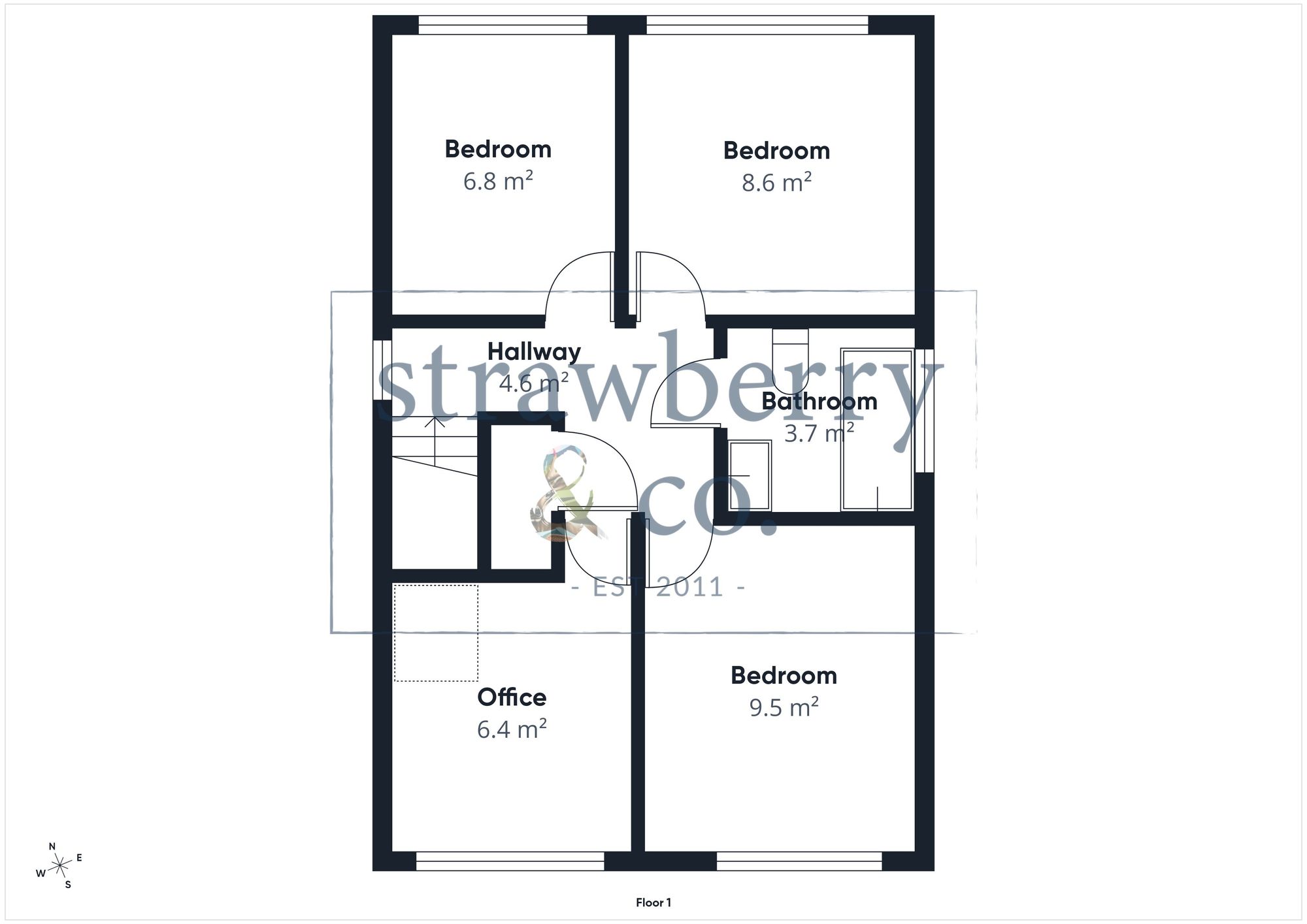 1b Ansteys Road, Bristol floorplan