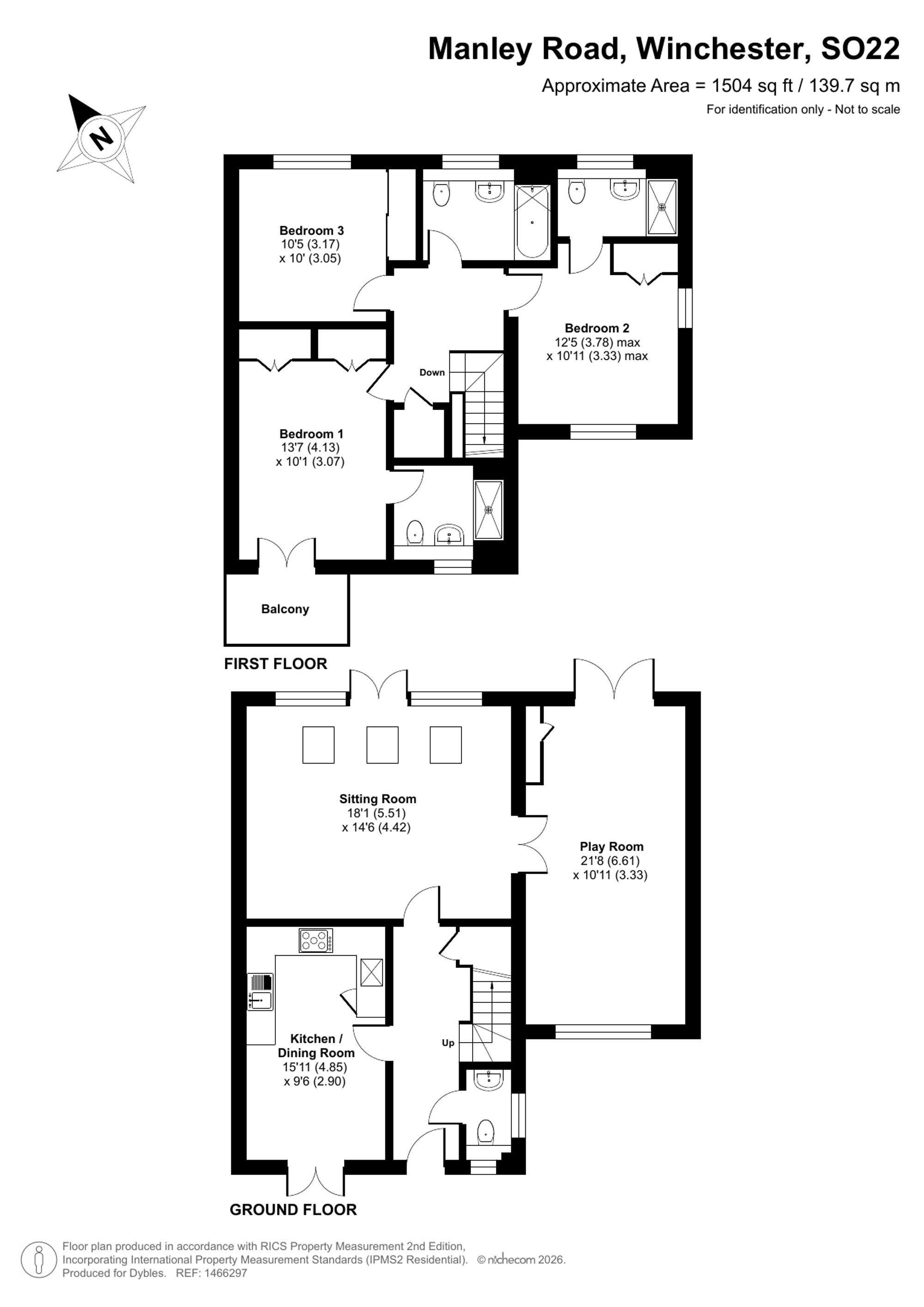 3 Manley Road, Winchester floorplan
