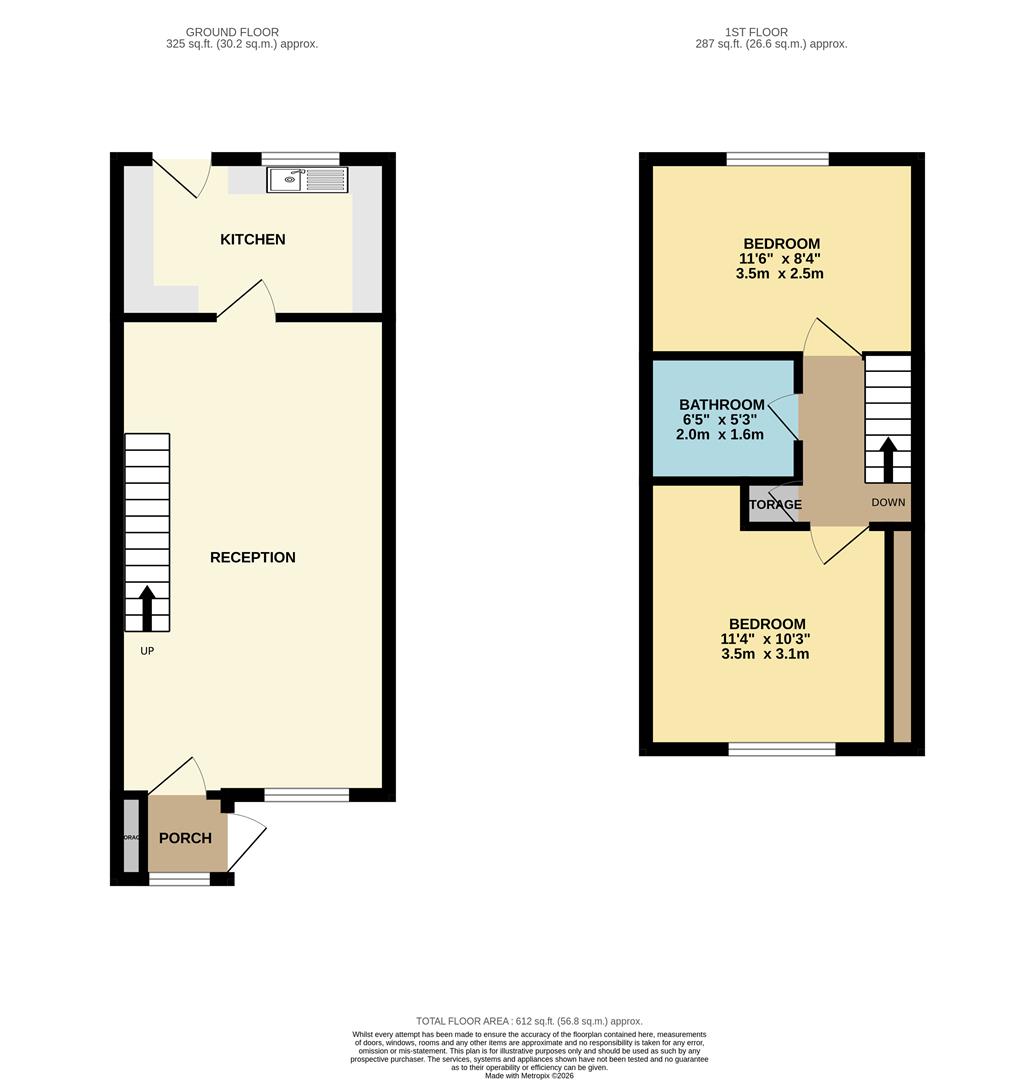 15, Meadow Close, Leyton floorplan