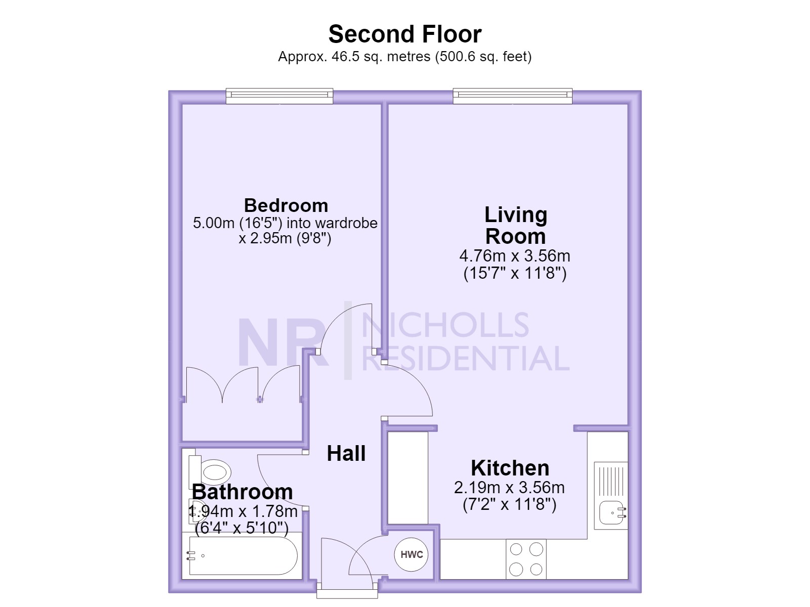 15, Rembrandt Court, Ewell floorplan