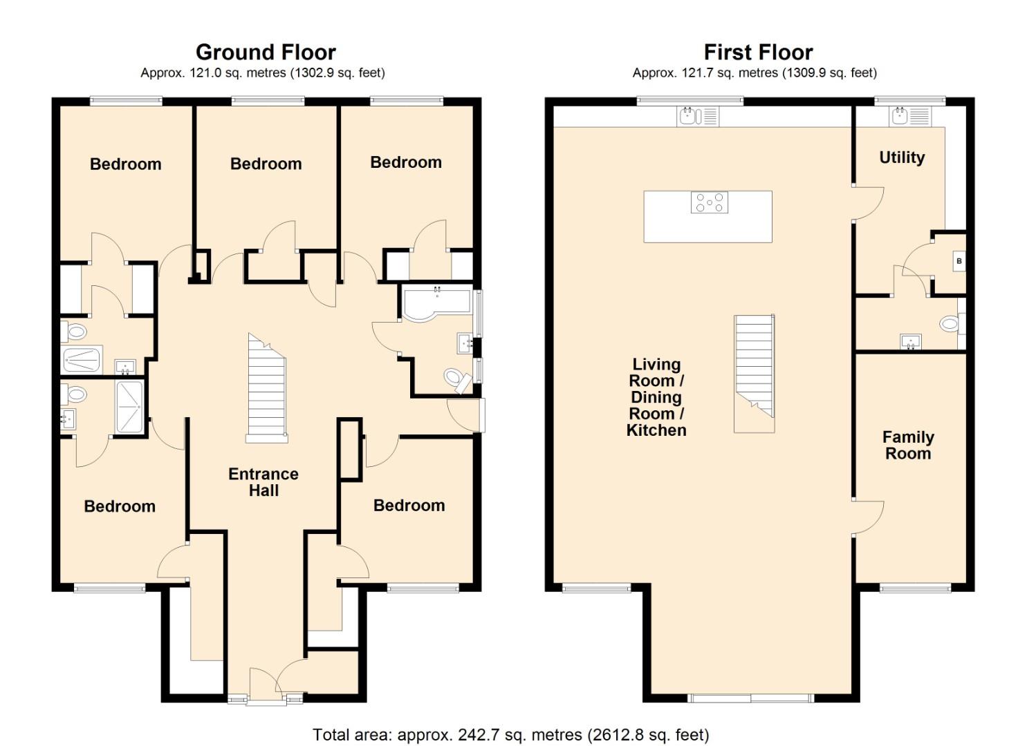 234, The Parade, New Romney floorplan