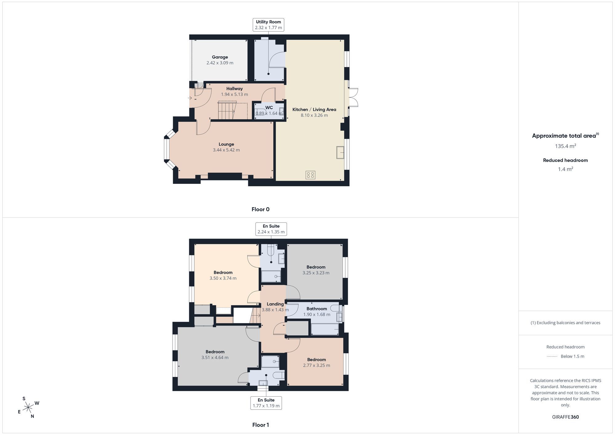 58 Burnlands Way, Chester Le Street floorplan
