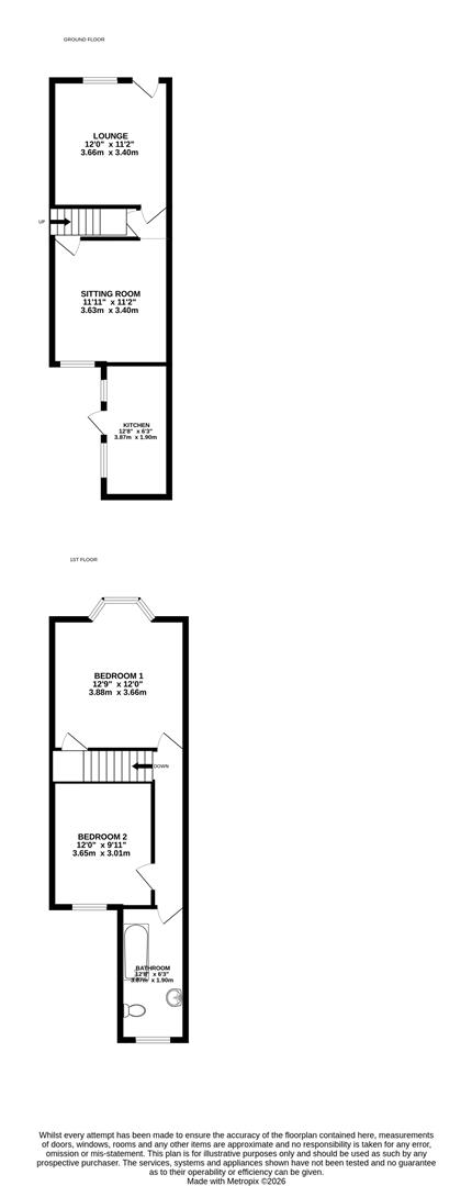 150, Dunton Street, Leicester floorplan