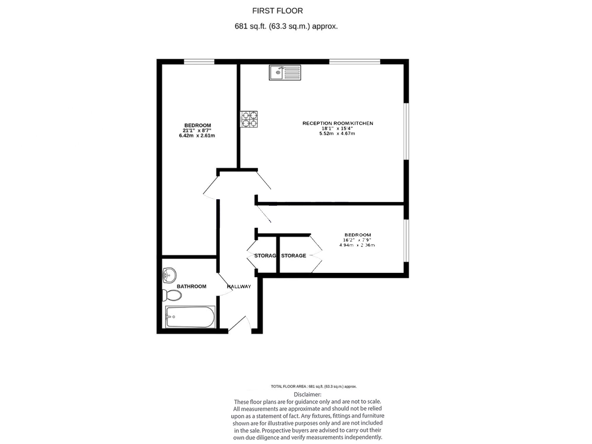 16 King George Crescent, Wembley floorplan