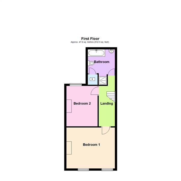 1, Ellesmere Road, Warrington floorplan