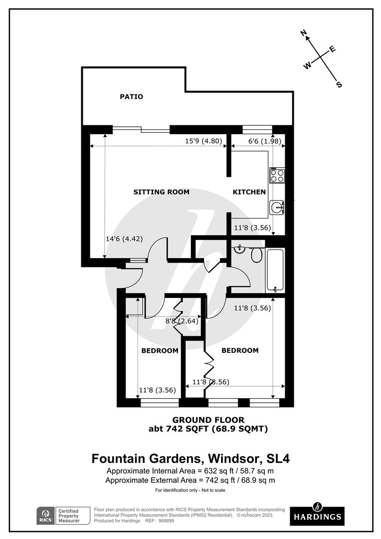 Fountain Gardens, Windsor SL4, 2 bedroom flat for sale 64404197
