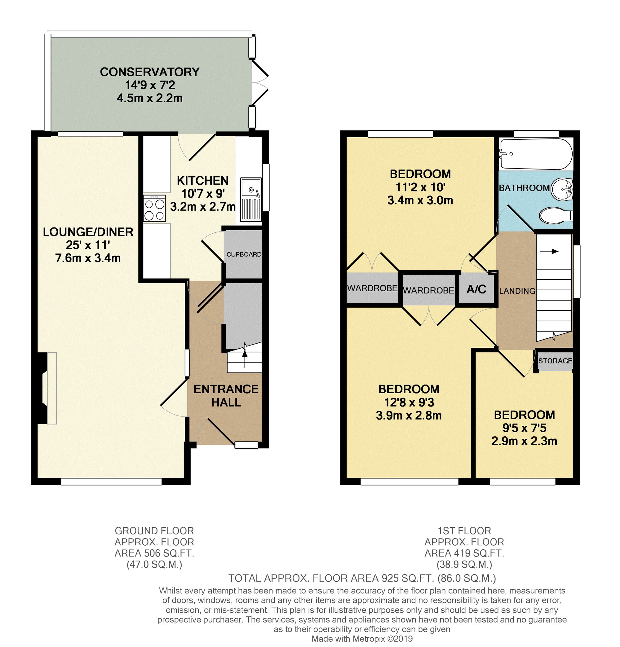 5 Cedar Close, Southampton floorplan