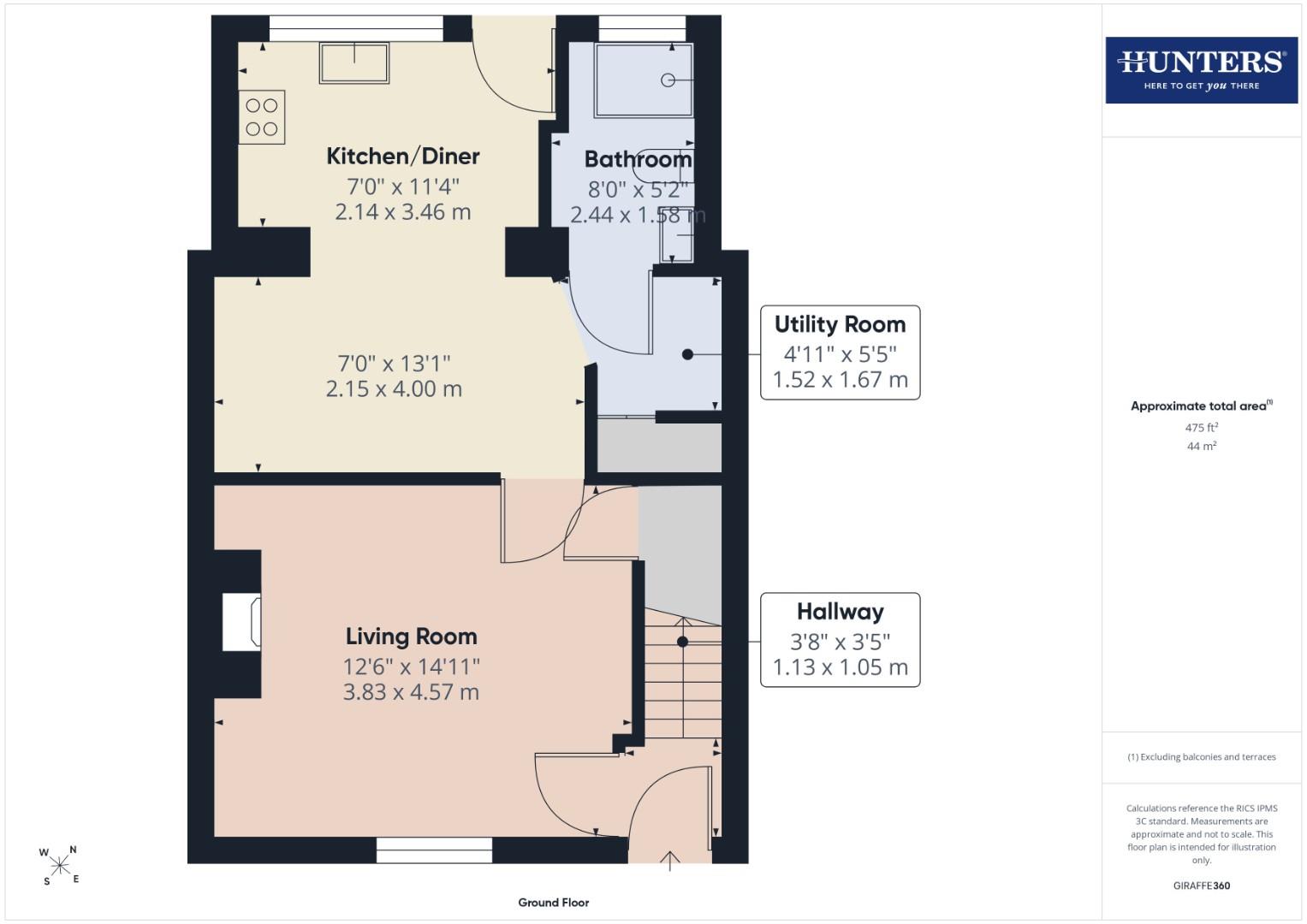 16, Helmside Road, Kendal floorplan