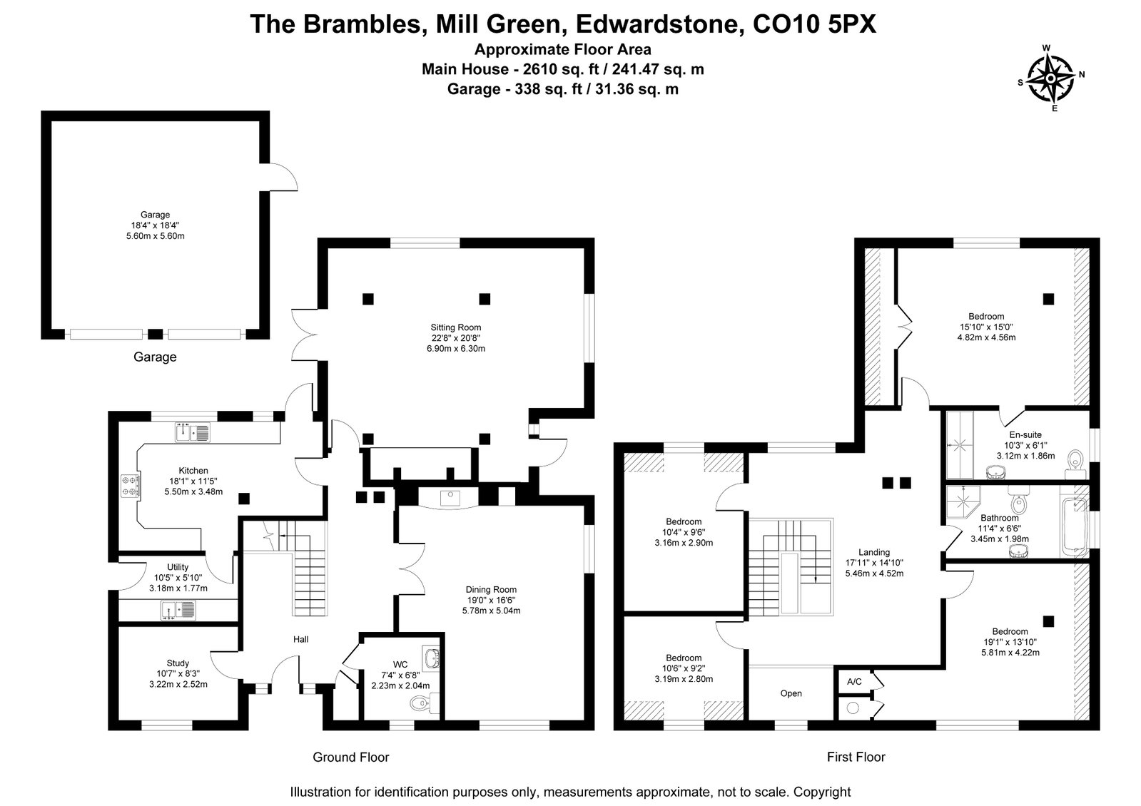 The Brambles, Mill Green, Sudbury floorplan