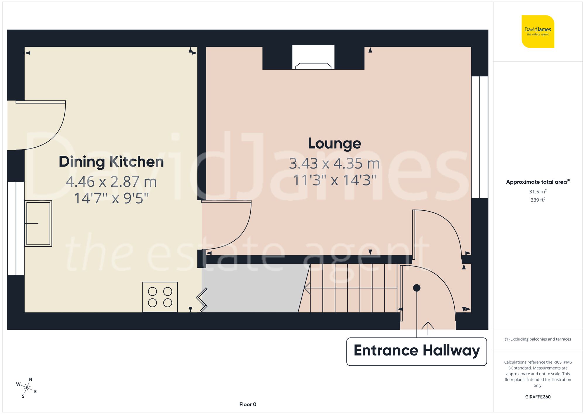 9 Shrewsbury Road, Nottingham floorplan