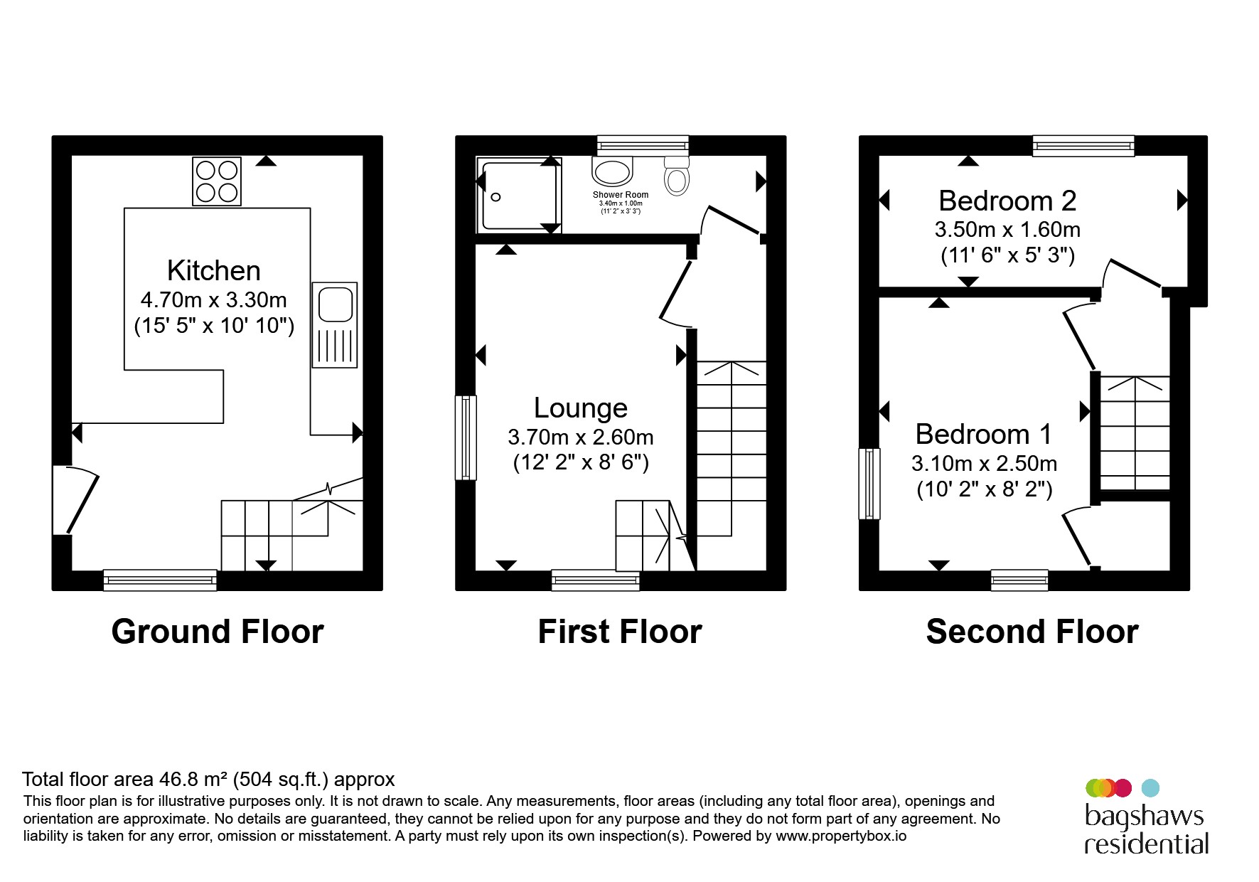 1a, Market Square, Buxton floorplan