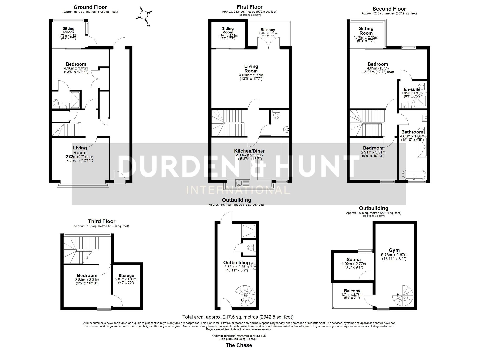 52 The Chase, Harlow floorplan