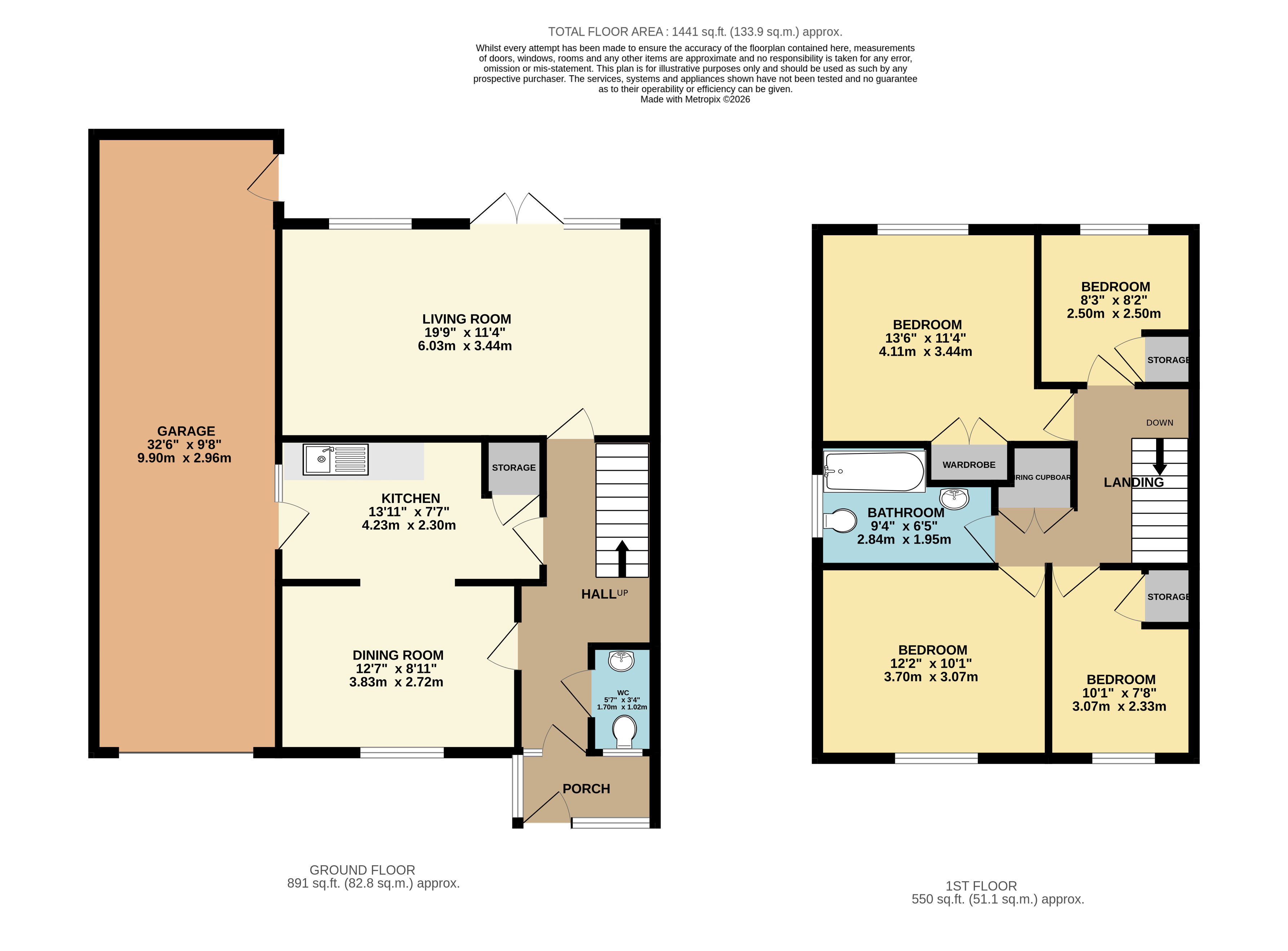 12, Windmill Lane, Bristol floorplan