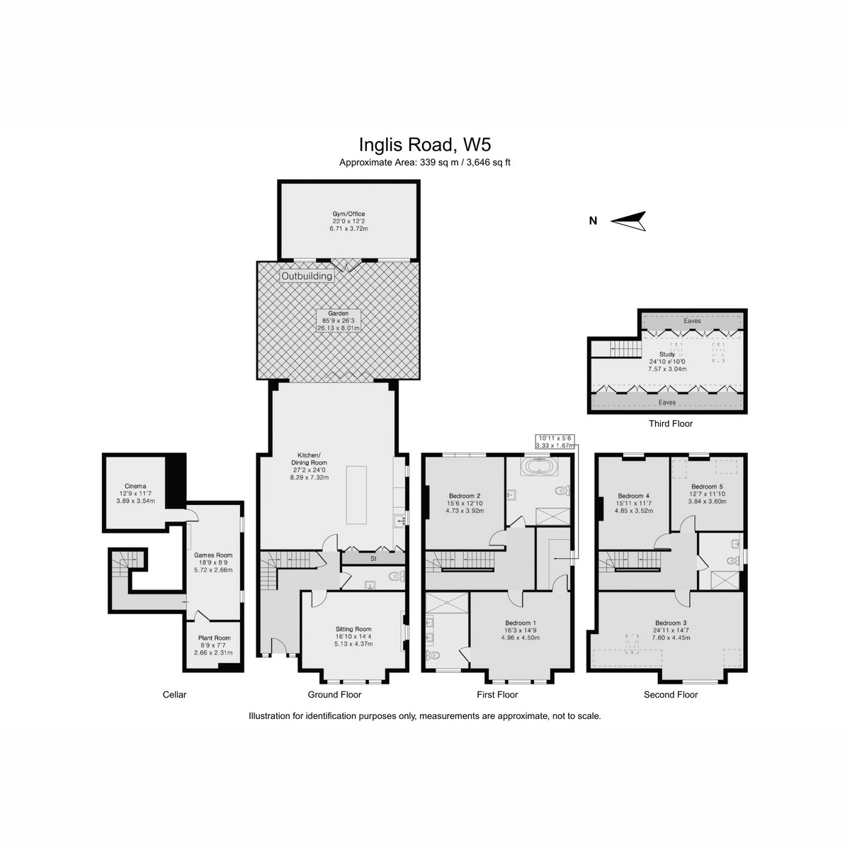 35, Inglis Road, London floorplan