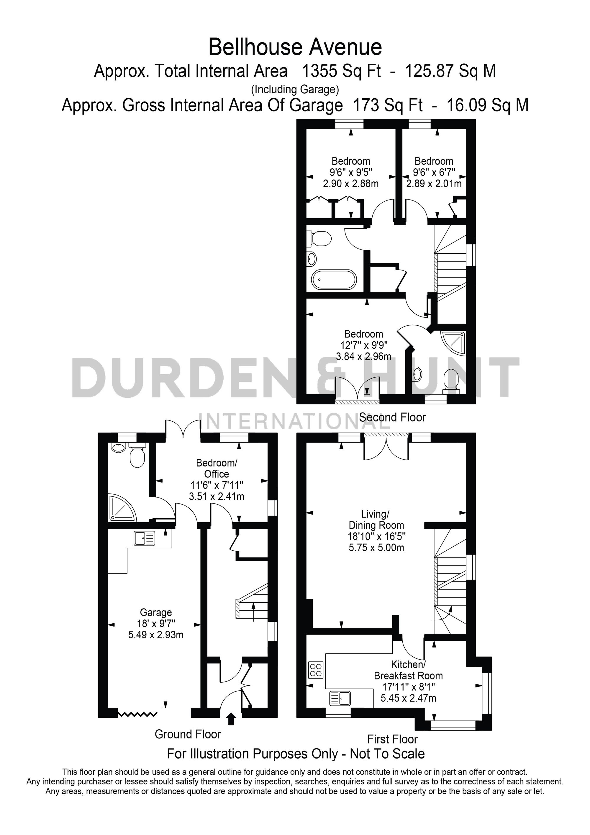 50 Belhouse Avenue, South Ockendon floorplan