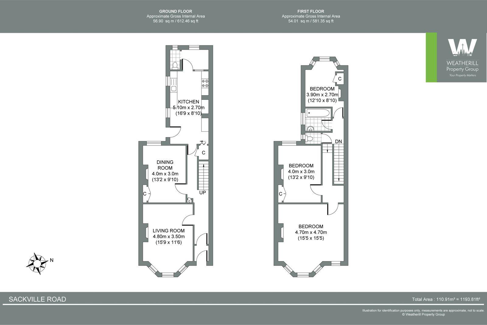 Sackville Road, Hove floorplan